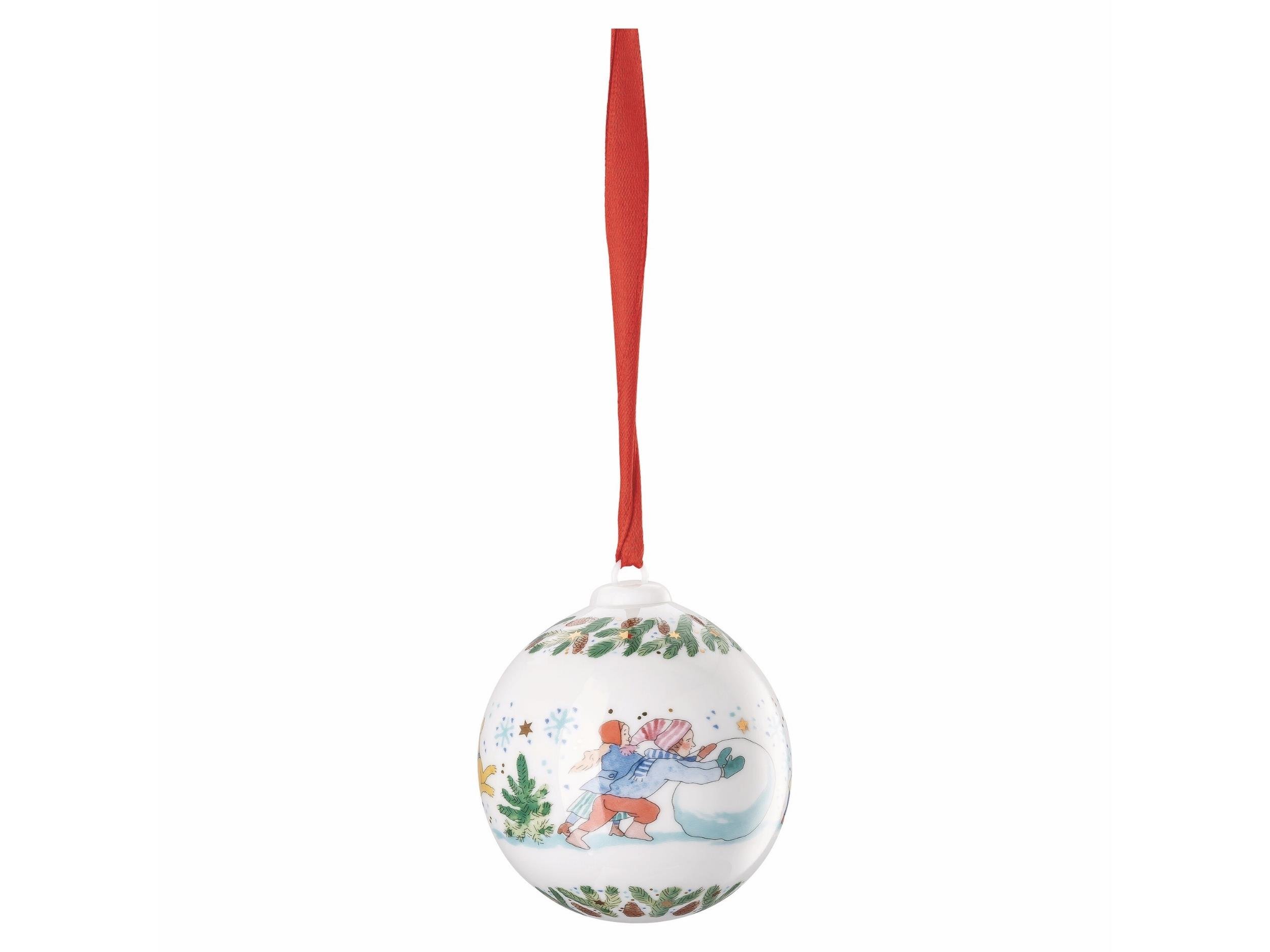 Ağaç Süsü Porselen Top Weihnachtskugel 2025