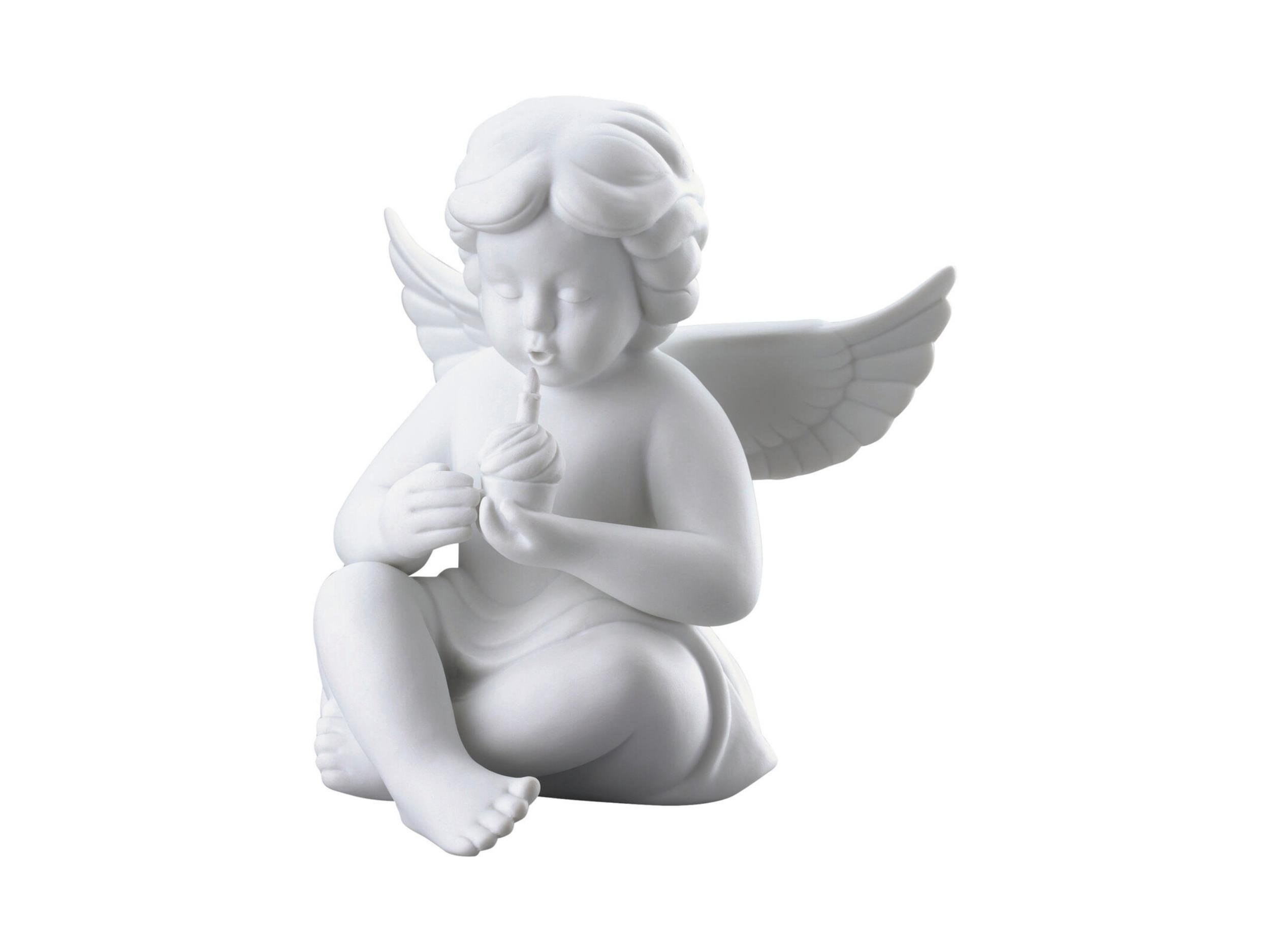 Angel with Birthday Cake 14 cm