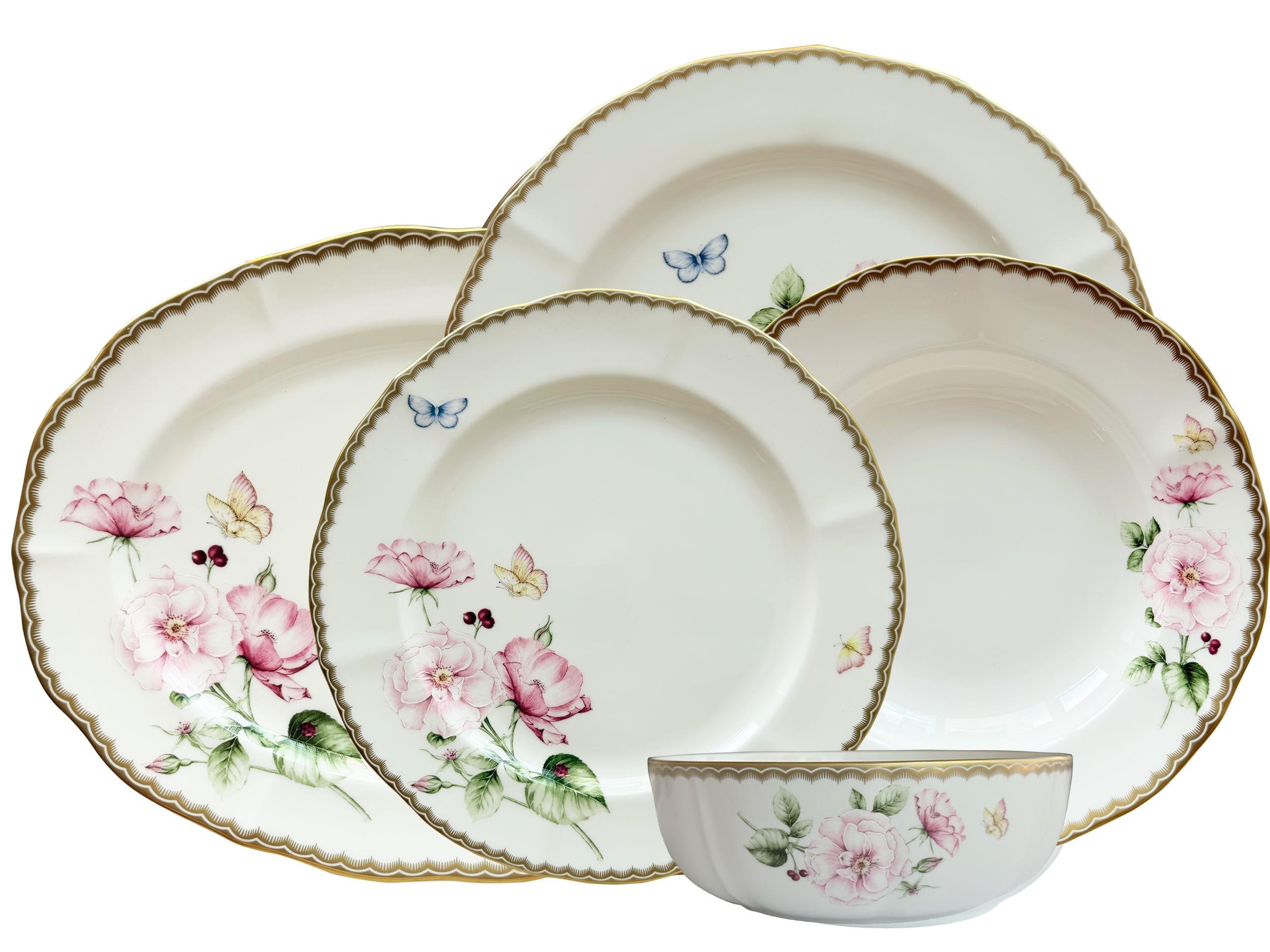 Antique Rose 72 Parça