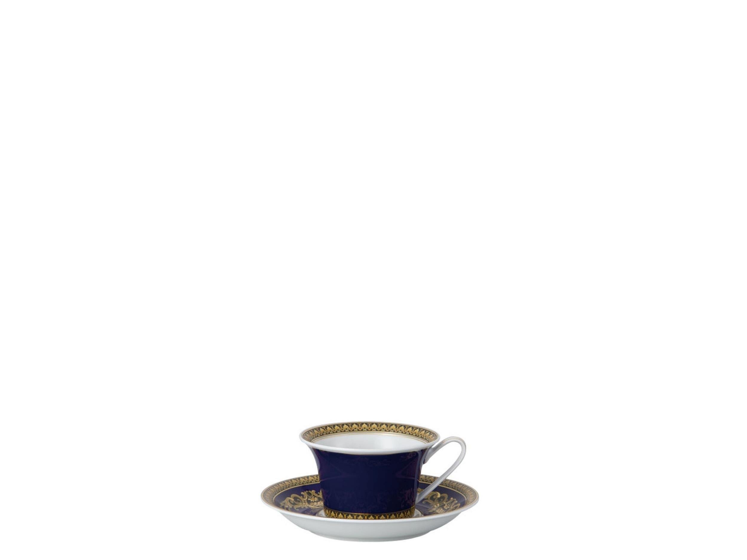 Çay Fincan-Tabak Medusa Blue