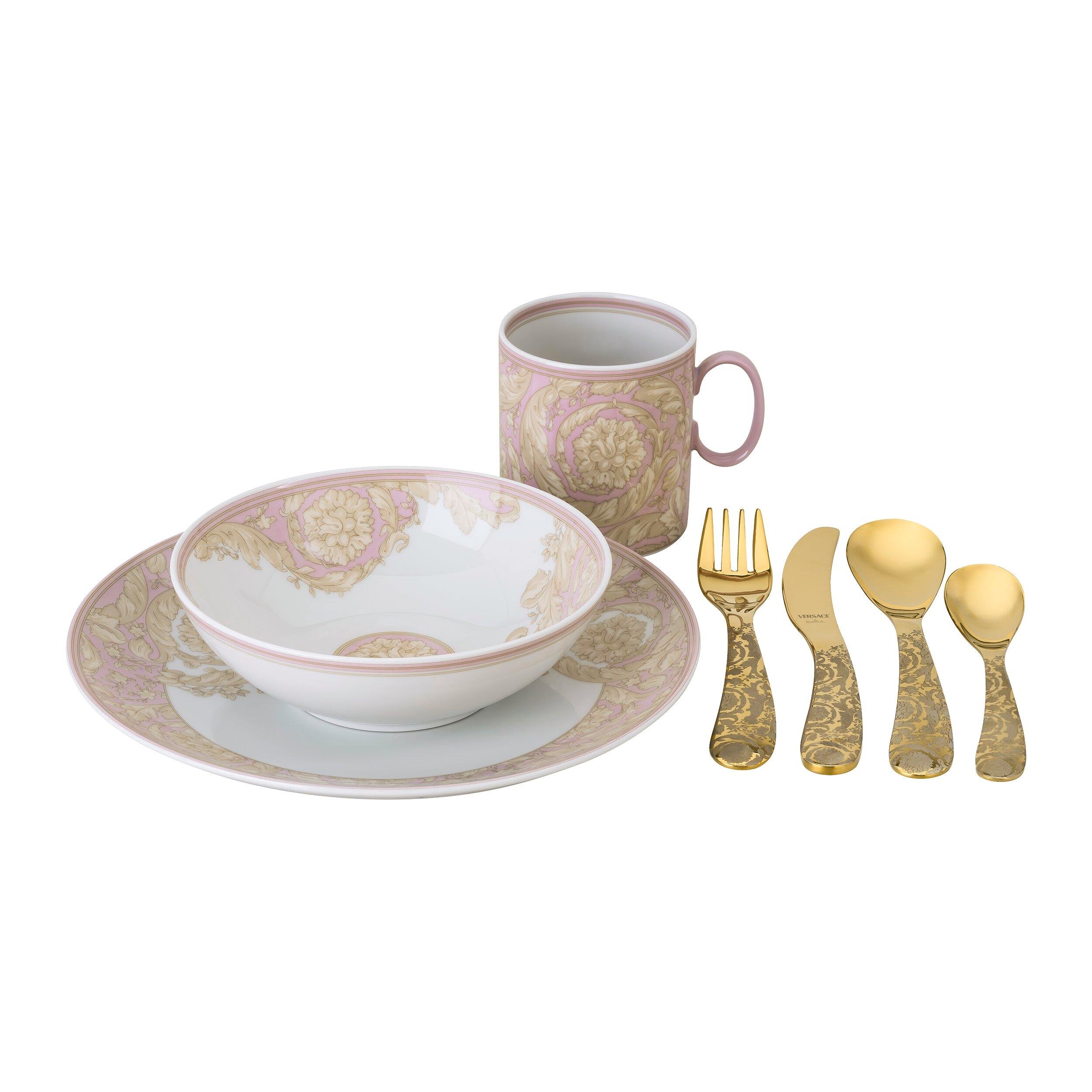 Çocuk Set 7 Parça Barocco Rose