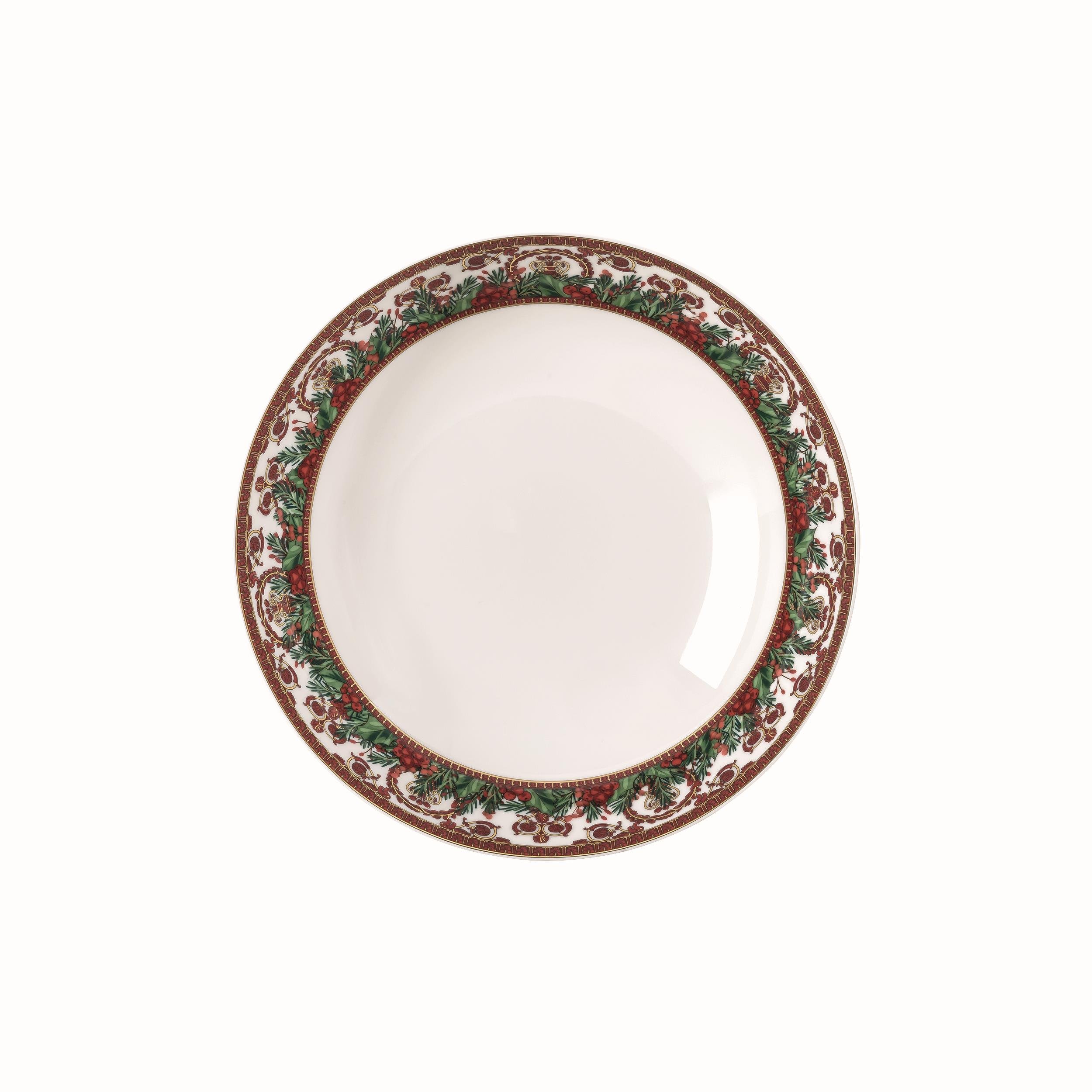 Çukur Tabak 22 cm Love Baroque Holiday
