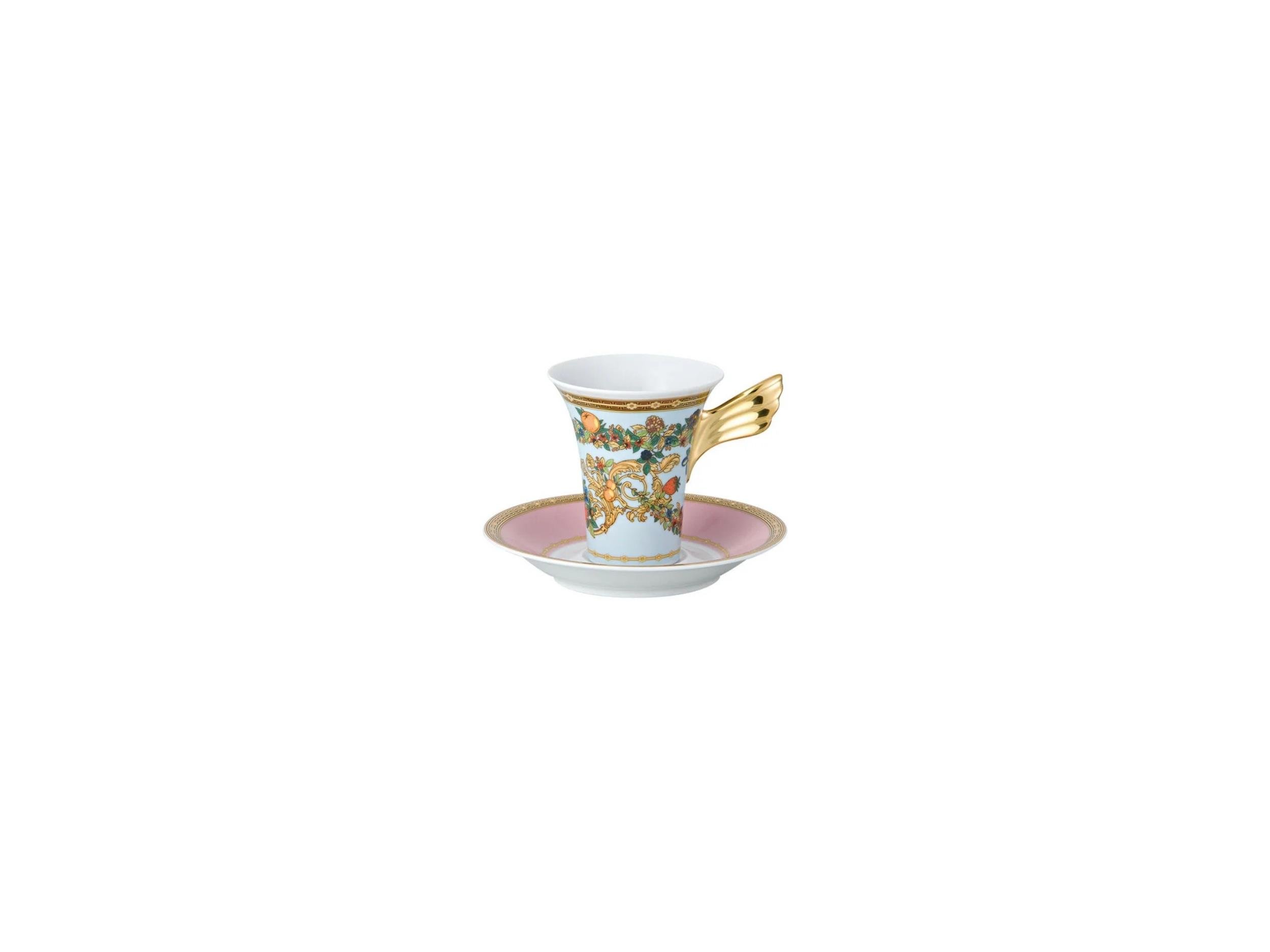 Espresso Fincan-Tabak Le Jardin de Versace