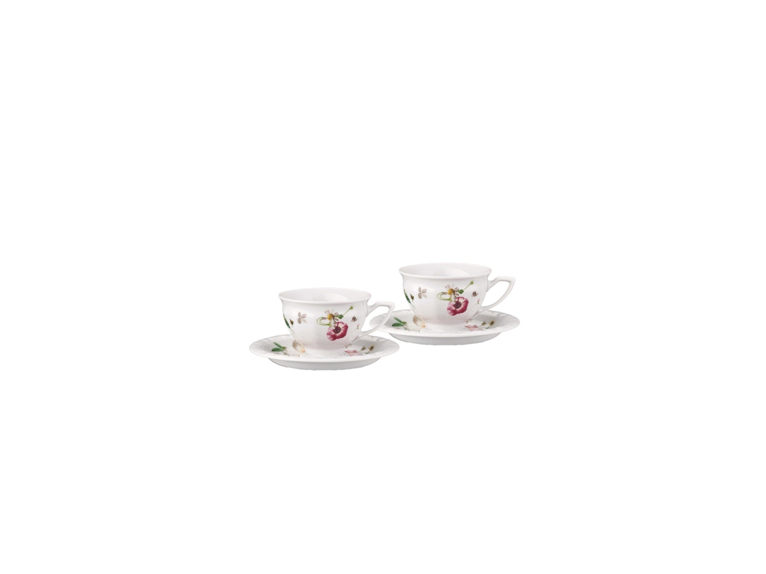 Espresso Set 4 Parça Maria Pink Rose