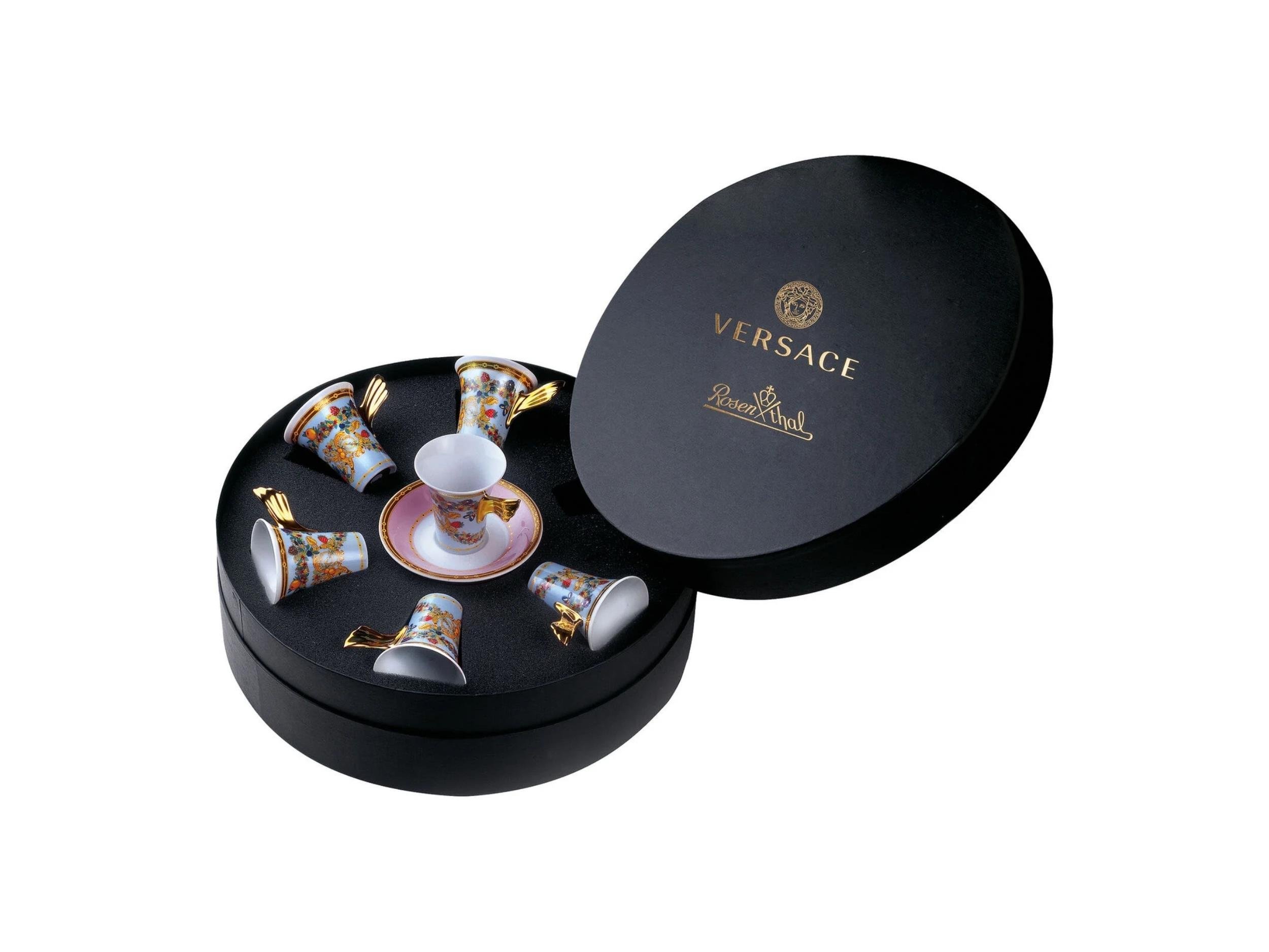 Espresso Set 6 lı Le Jardin de Versace