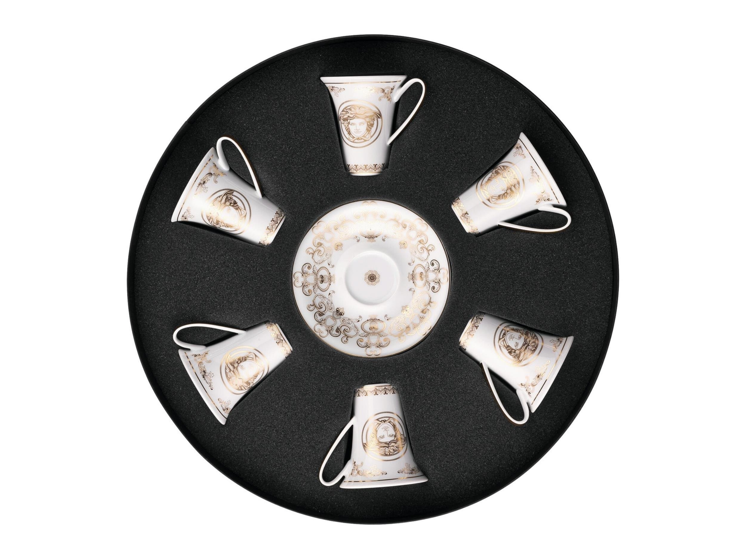 Espresso Set 6 lı Medusa Gala Gold