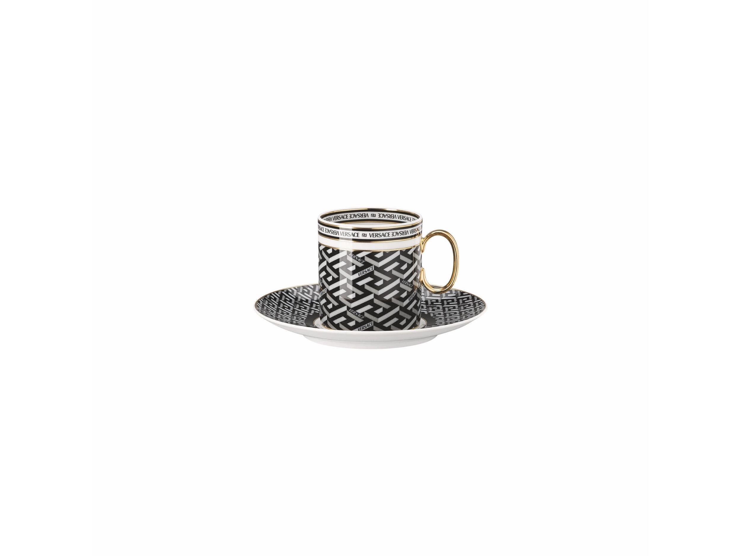 Kahve Fincan-Tabak Signature Black