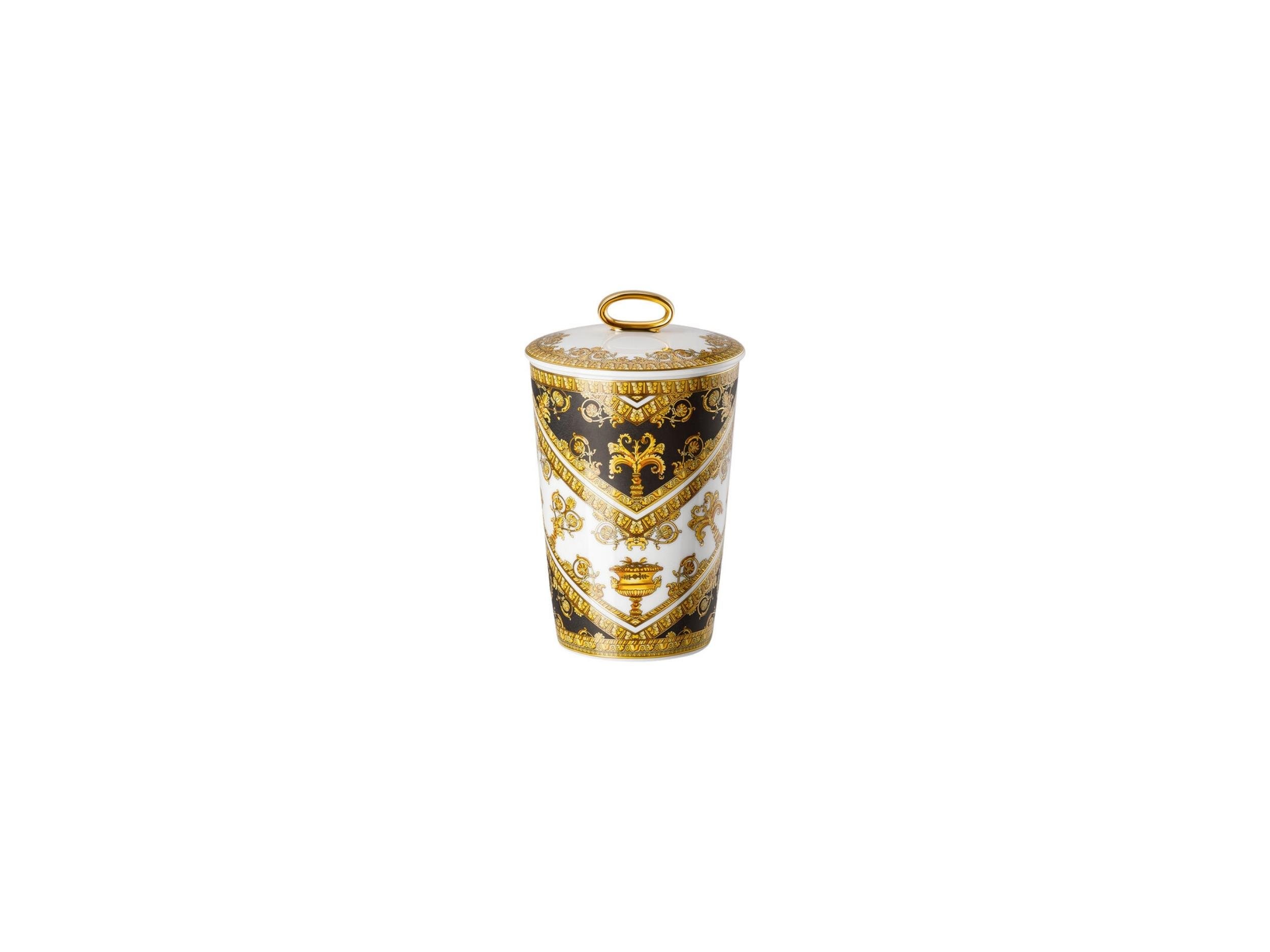 Kapaklı Mumluk-Kokulu Mum Baroque
