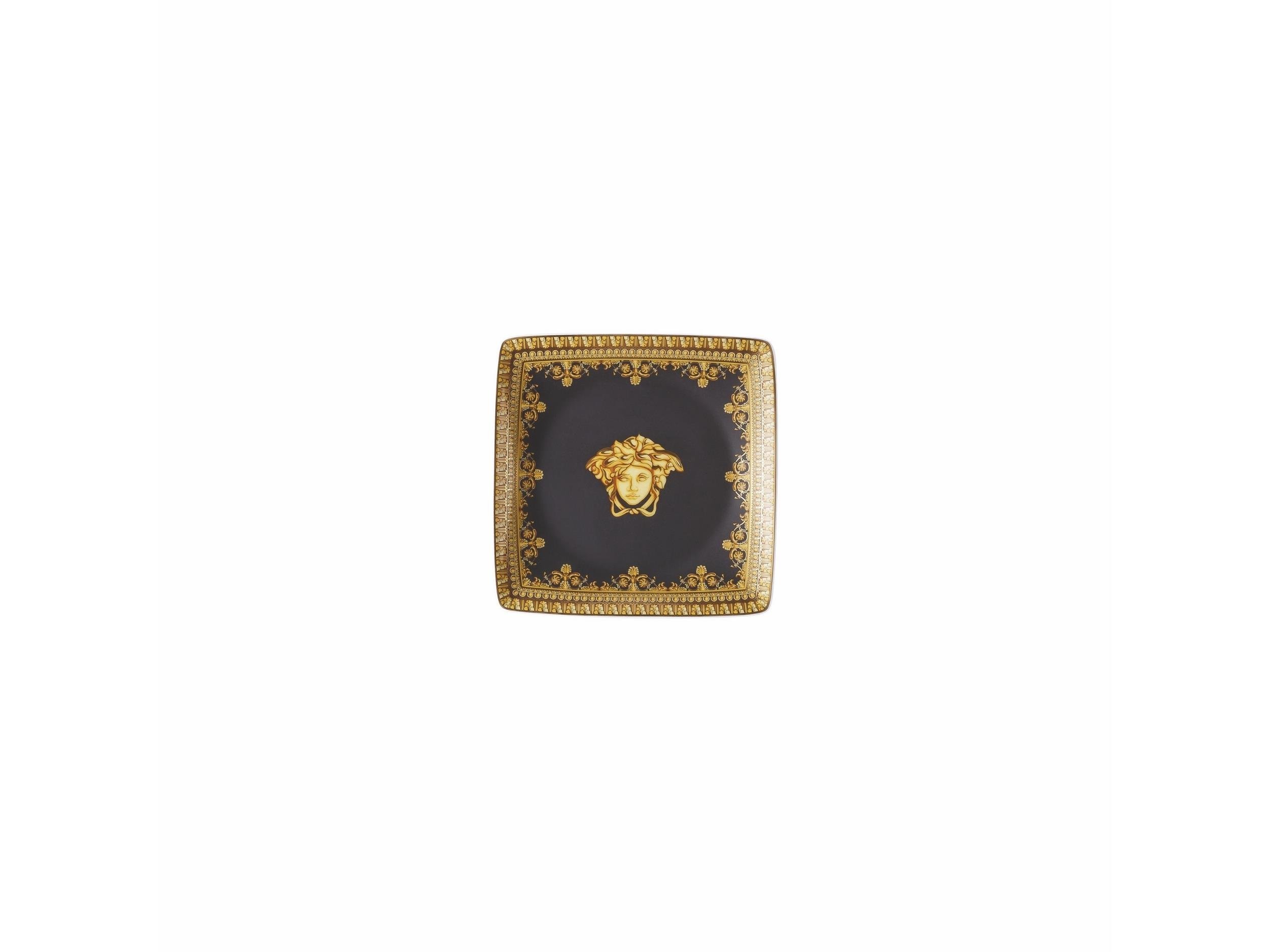 Kare Tabak 12 cm Baroque Nero