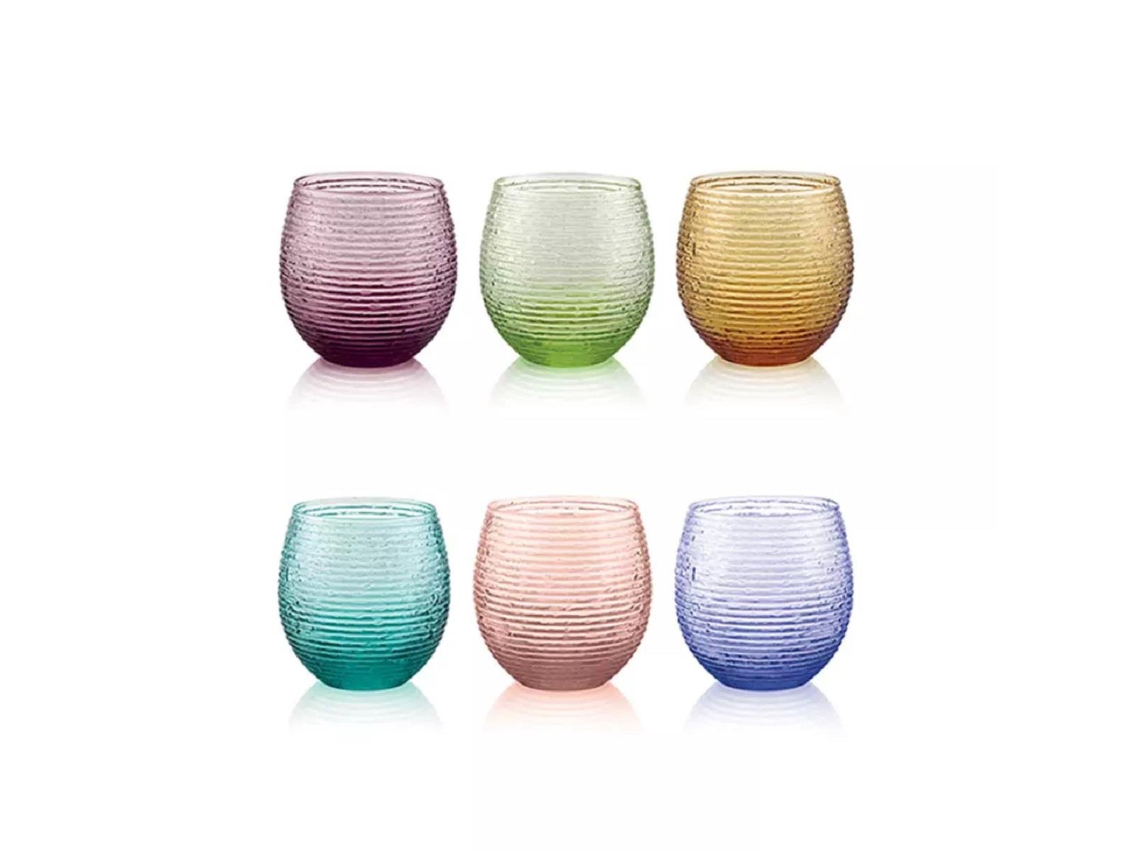 MULTICOLOR 6LI SET SU BARDAĞI 25 CL RENKLİ