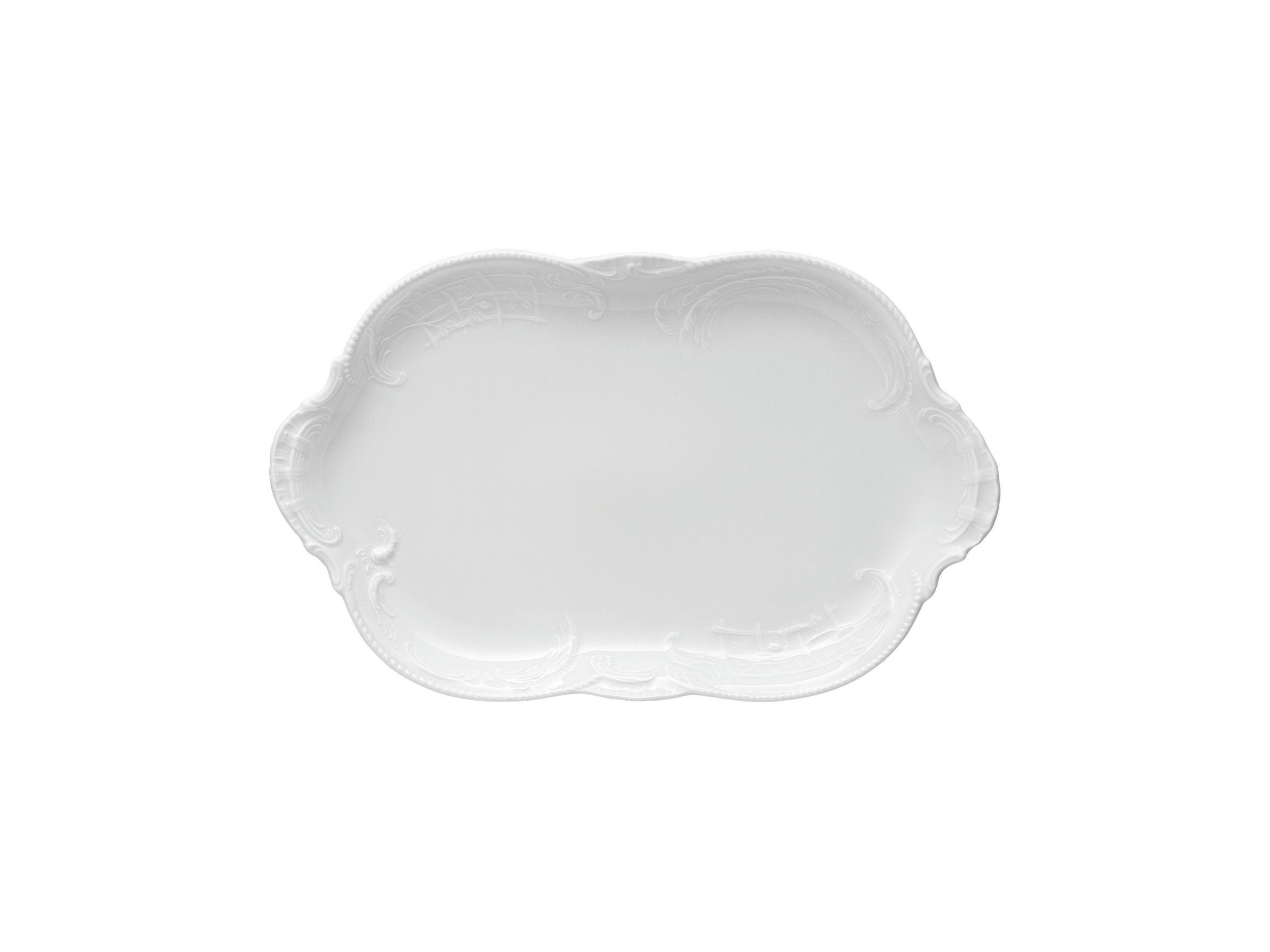 Oval Servis 28 cm Sanssouci Weiss