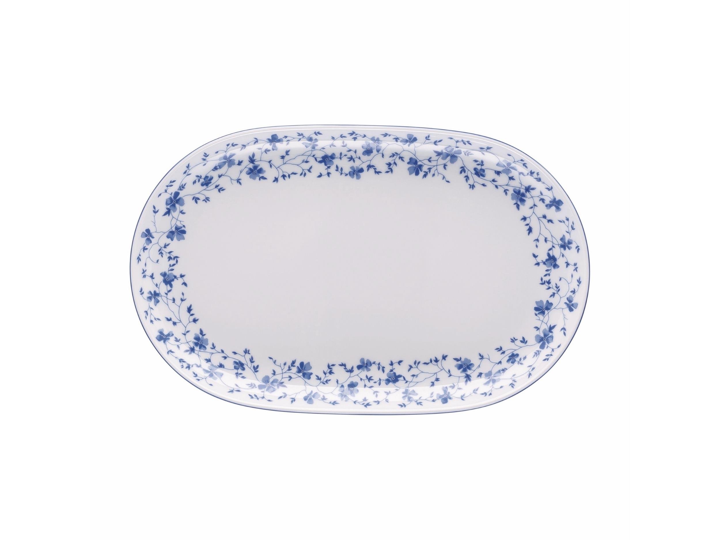 Oval Servis 32 cm 1382 Blaubluten