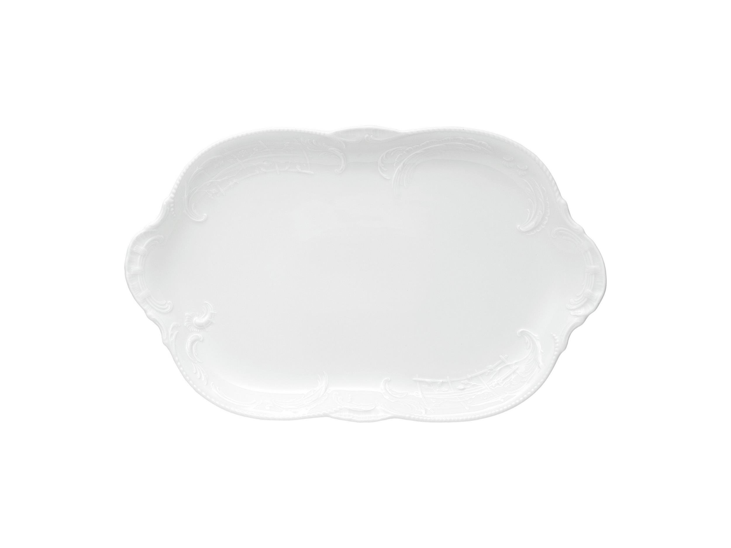 Oval Servis 38 cm Sanssouci Weiss