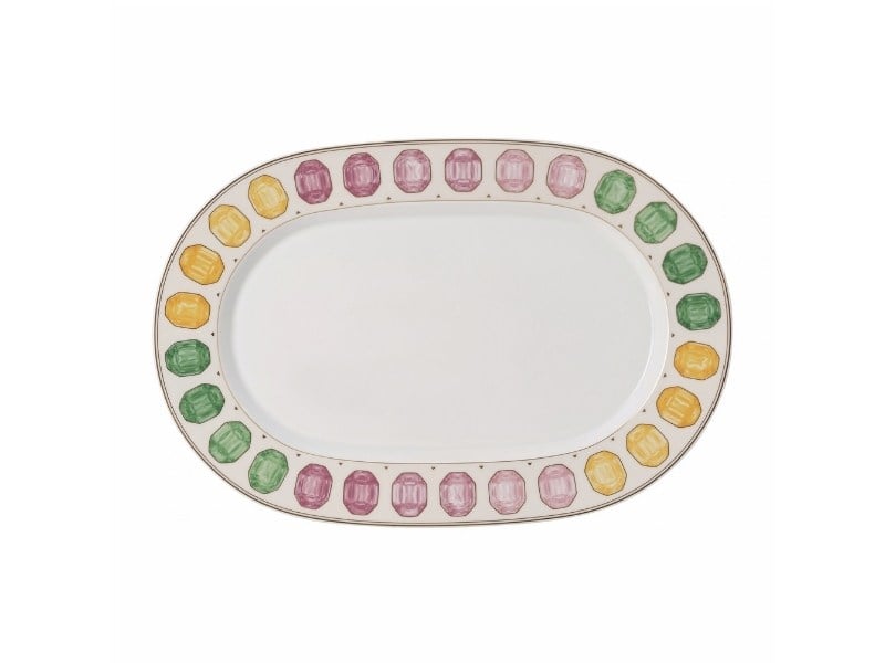 Oval Servis 40 cm IDYLLIA Marshmallow