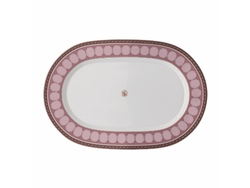 Oval Servis 40 cm Signum Rose
