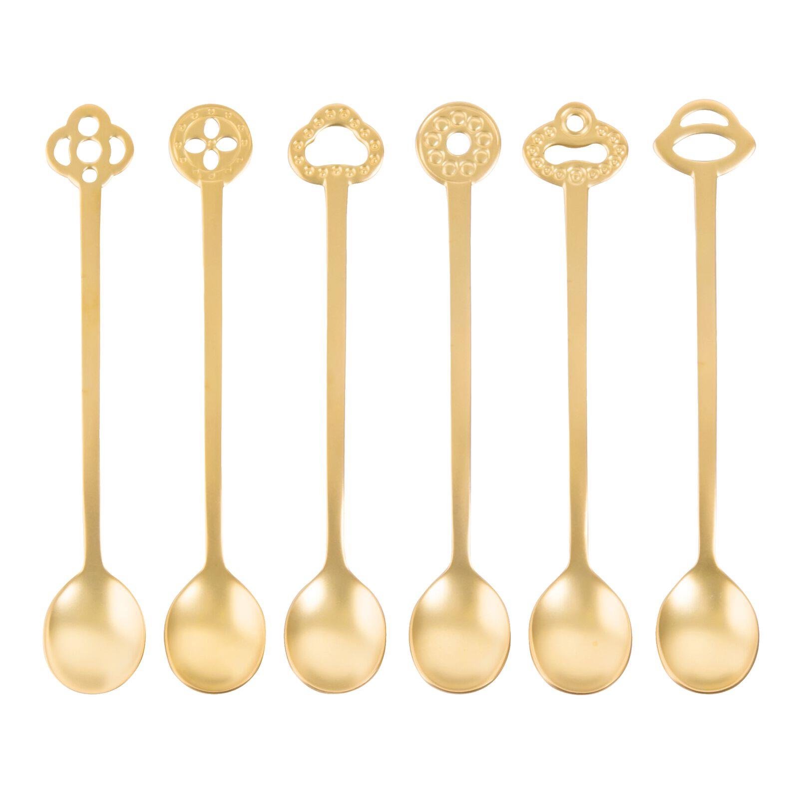 PARTİ KAŞIK SETİ 2 GOLD - 6 PRÇ