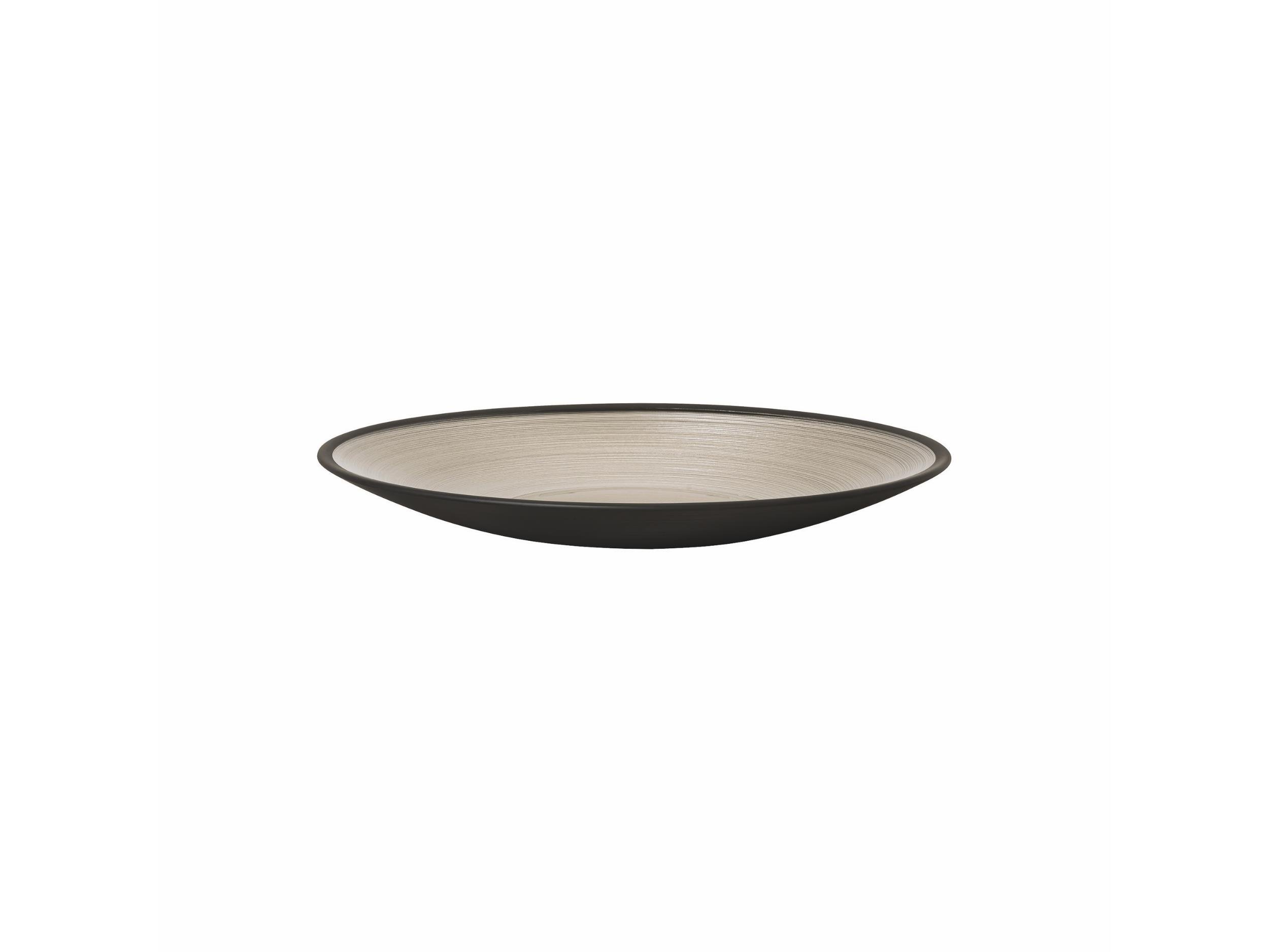 Tabak 25 cm Siyah Glass Bowls
