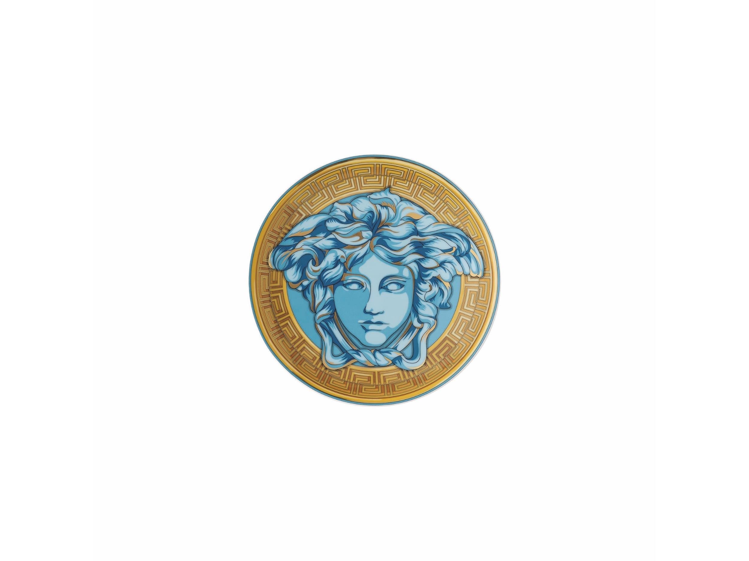 Tatlı Tabak 17cm Medusa Amplified Blue Coin