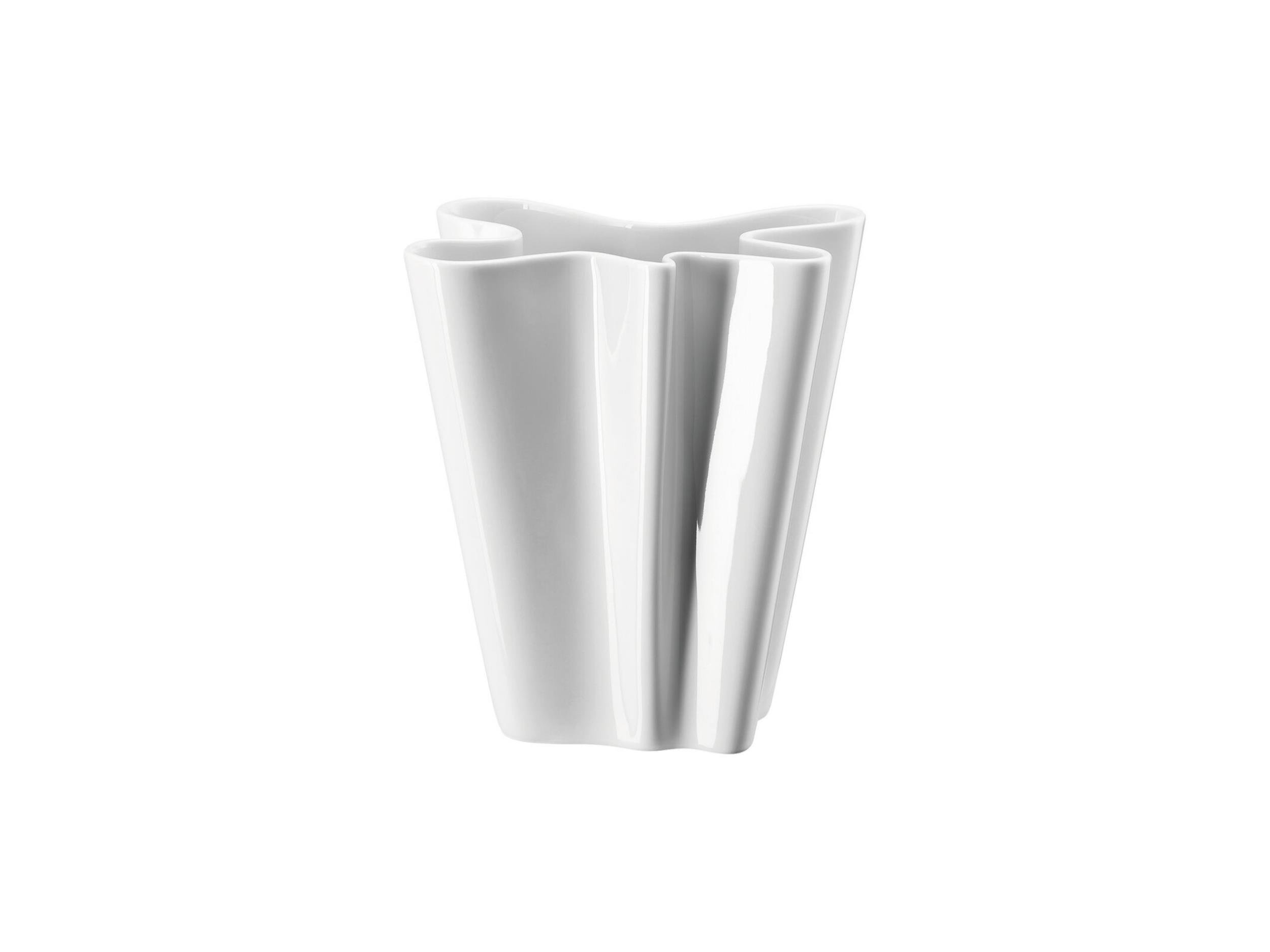 Vazo 20 cm Flux Weiss