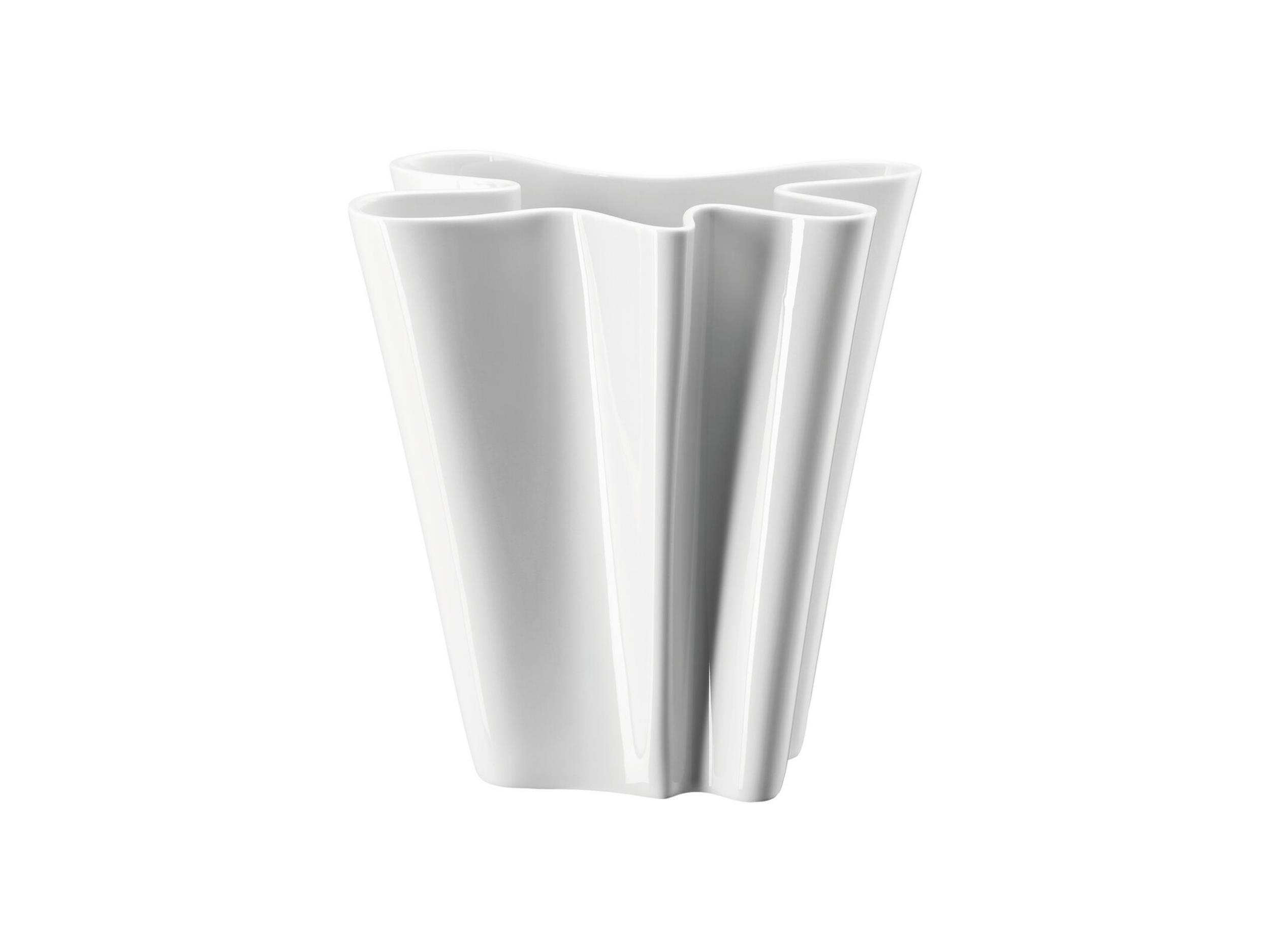 Vazo 26 cm Flux Weiss