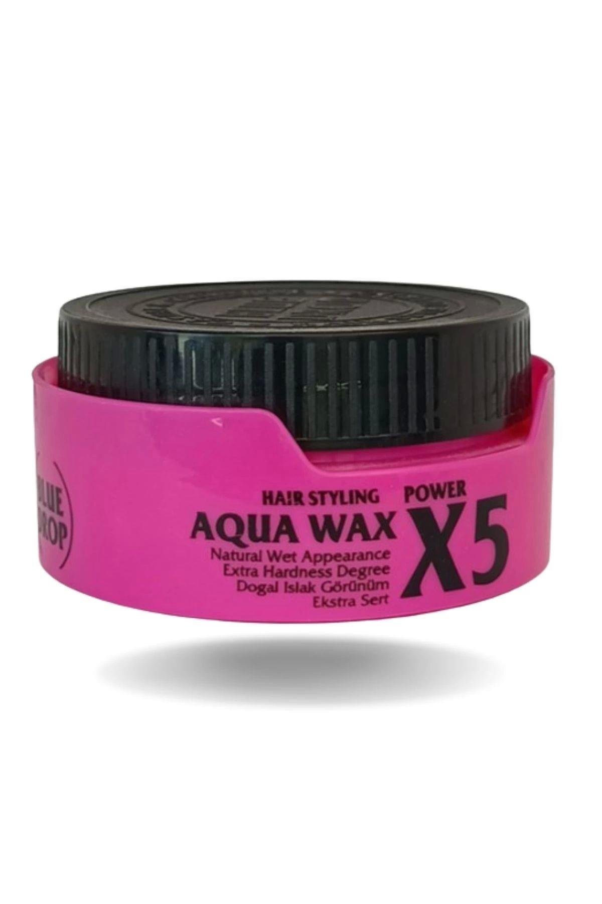 Aqua Hair Wax Power X5 Pembe 150 ml
