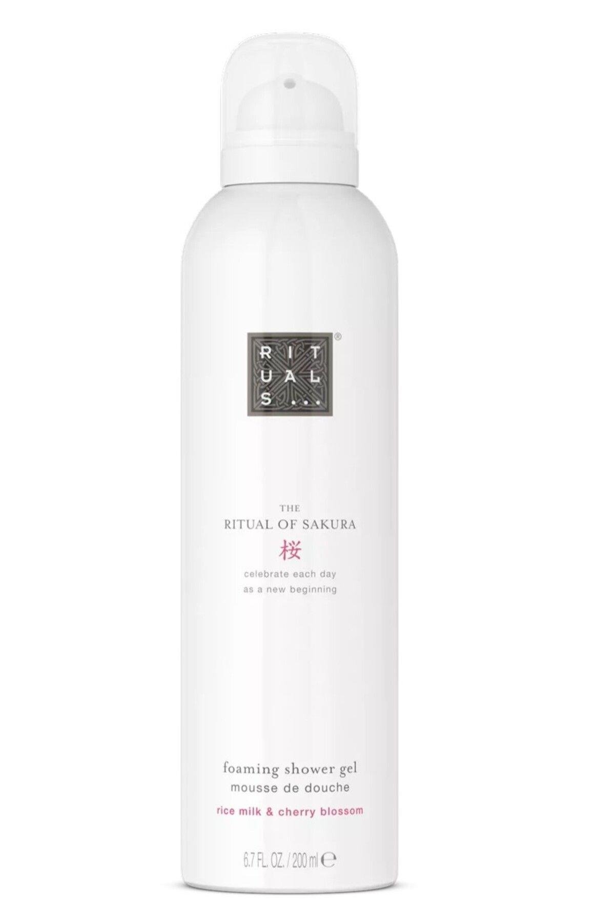 The Ritual Of Sakura Köpüklü Duş Jeli 200 ml Rice Milk & Cherry Blossom