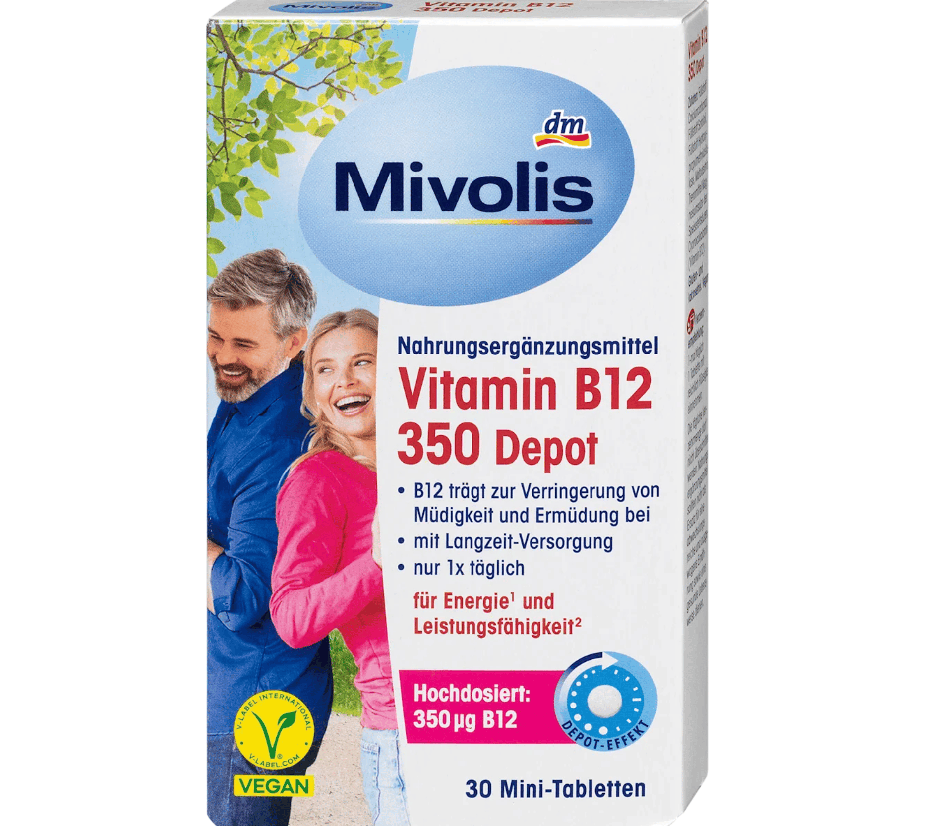 Vitamin B12 350 Depot, 30 Mini-Tabletten, 6 g