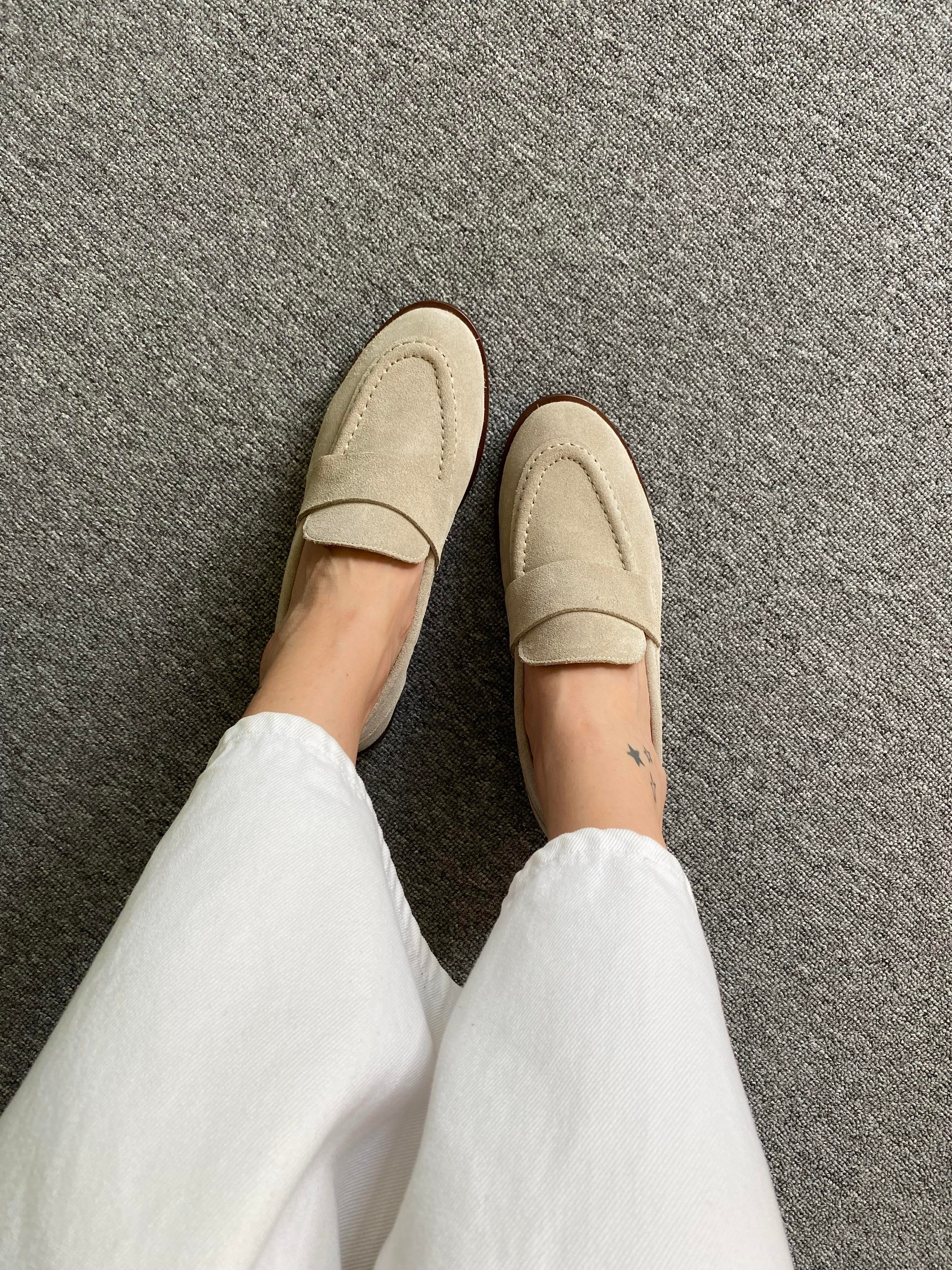GRİ SÜET LOAFER