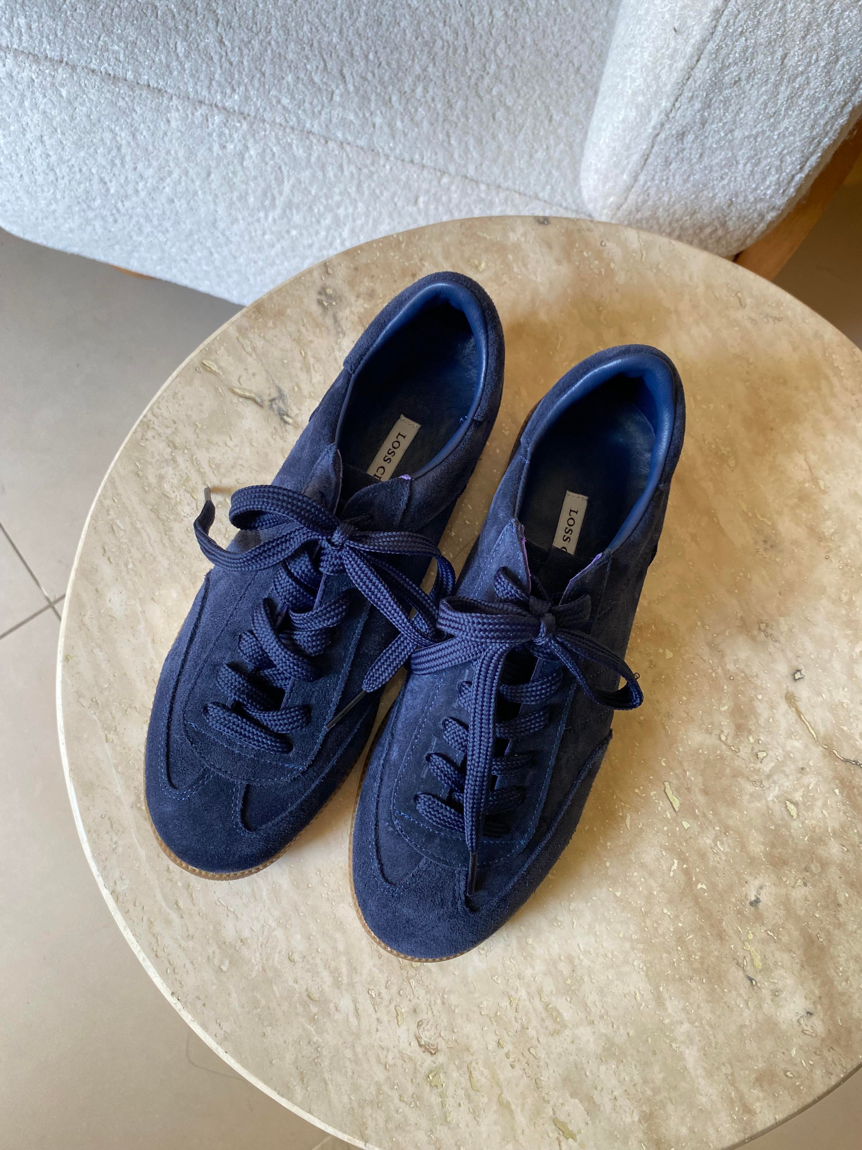 LOSS LACİVERT SÜET SNEAKER