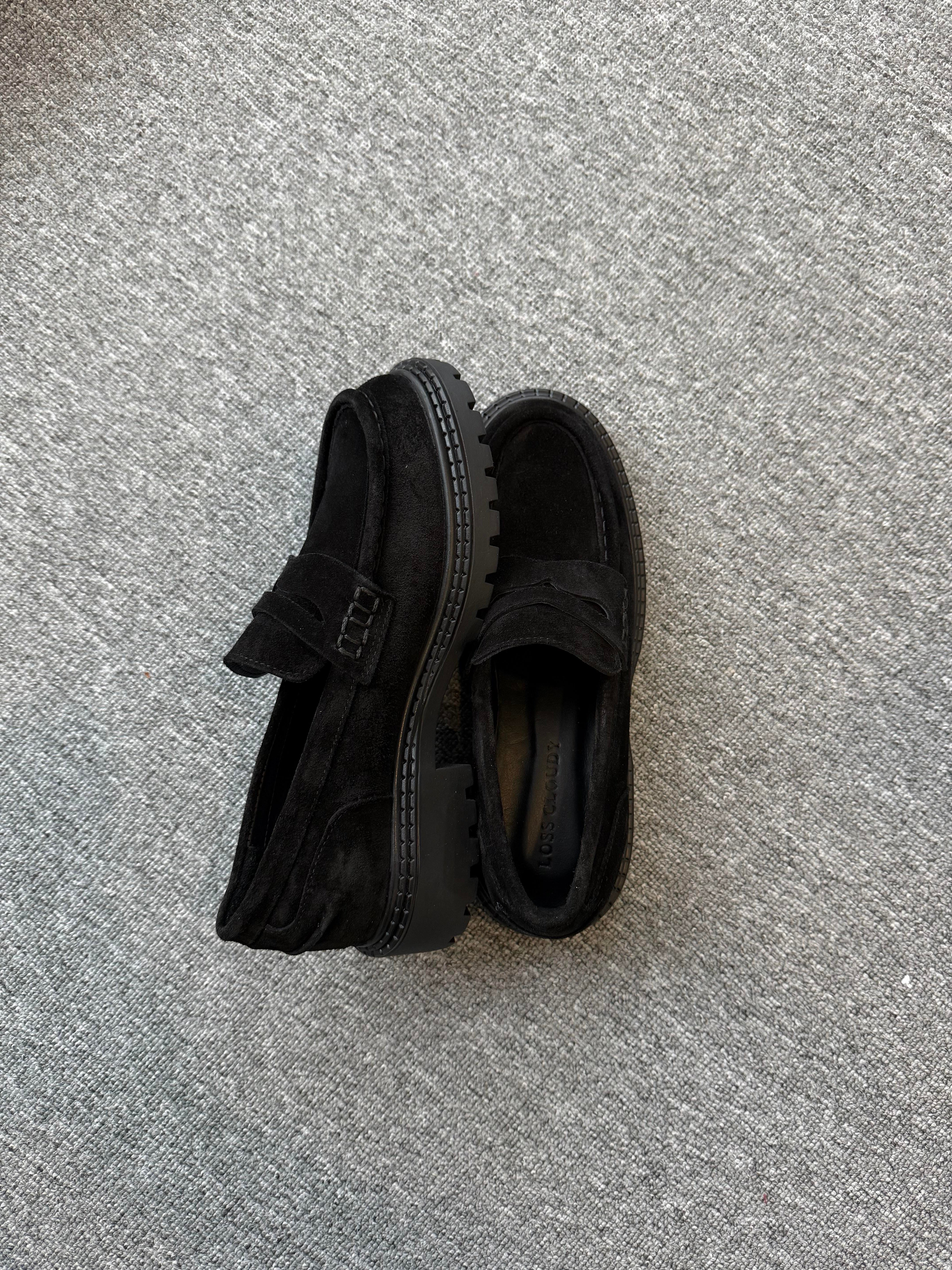 SİYAH SÜET LOAFER