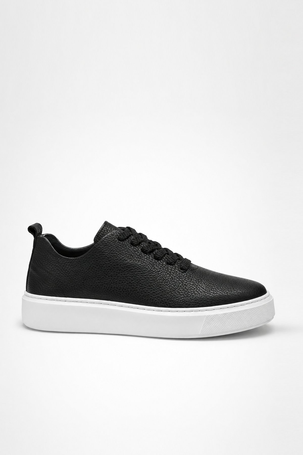 Hakiki Deri Erkek Sneaker – Siyah