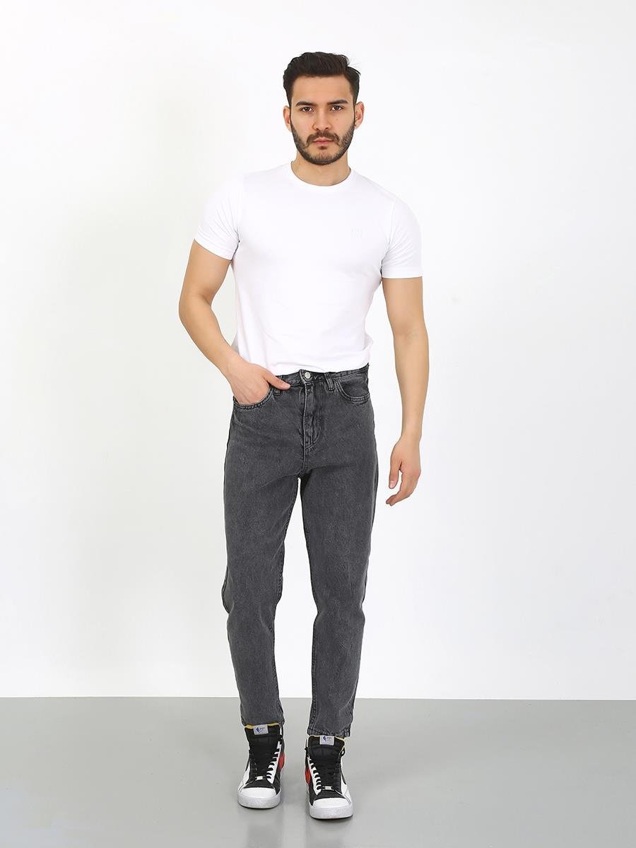 Erkek Füme Boyfriend Pantolon
