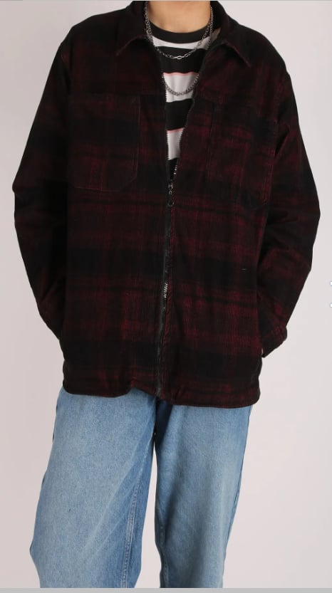 Erkek Oversize Oduncu Ceketi.