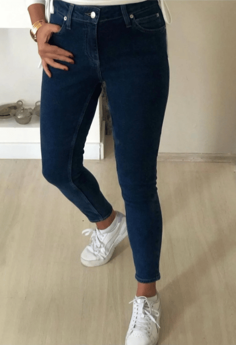 Kadın Darpaça Denim Pantolon Darpaça Kot Pantolon Skiny Pantolon