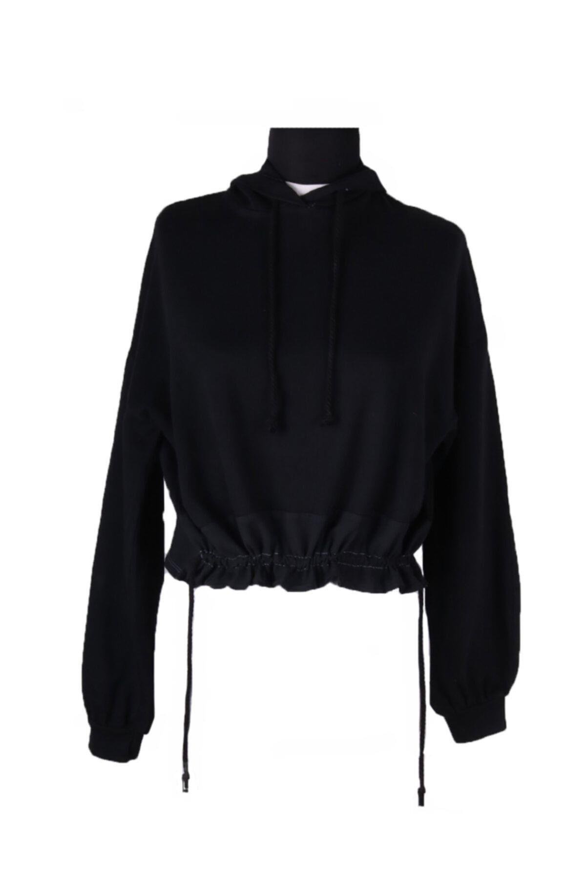 Kadın Kapüşonlu Oversize Sweatshirt