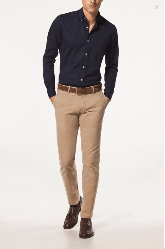 Man Erkek Slim fit italyan kesim KETEN pantolon