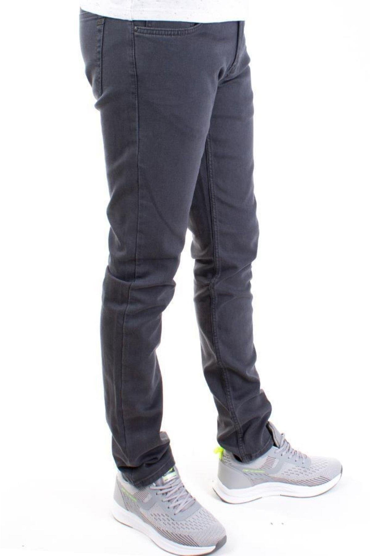 Perm 9133-121 Antrasit Erkek Jeans Pantolon