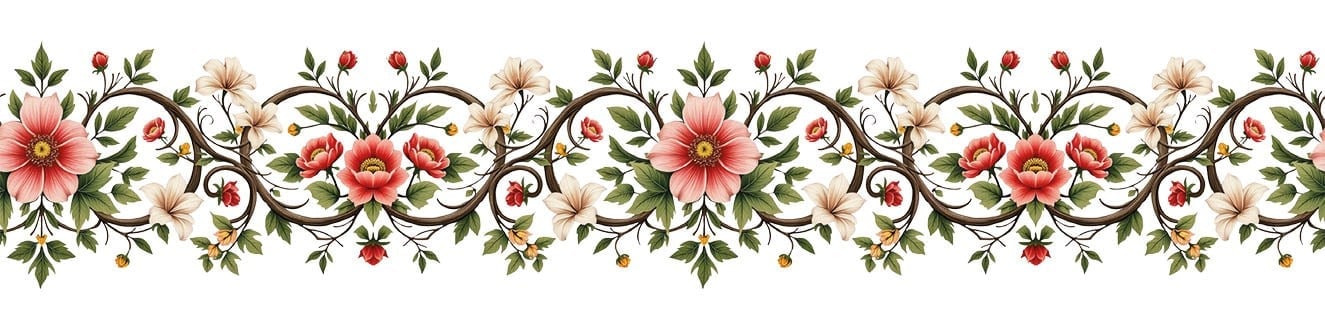Bordür Rub On Transfer Ütü İle Baskı 150 cm RK 271