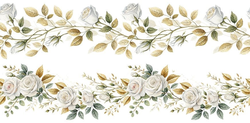 Bordür Rub On Transfer Ütü İle Baskı 150 cm RK 256