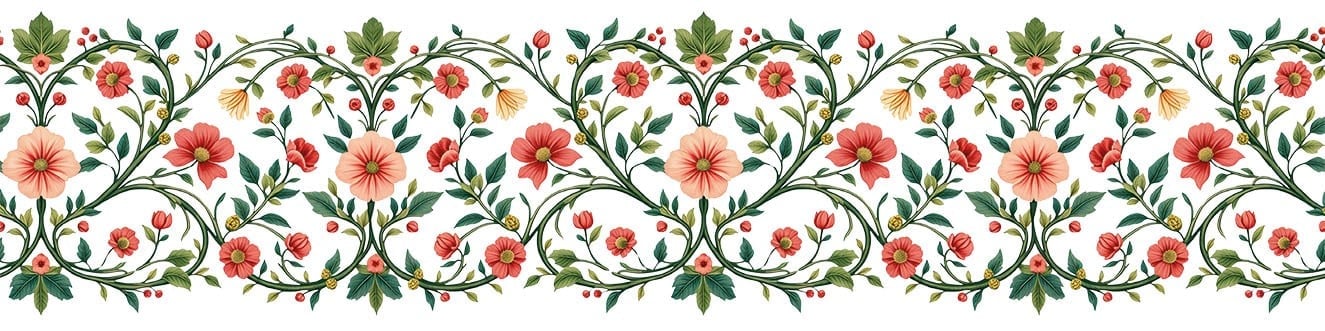 Bordür Rub On Transfer Ütü İle Baskı 150 cm RK 284