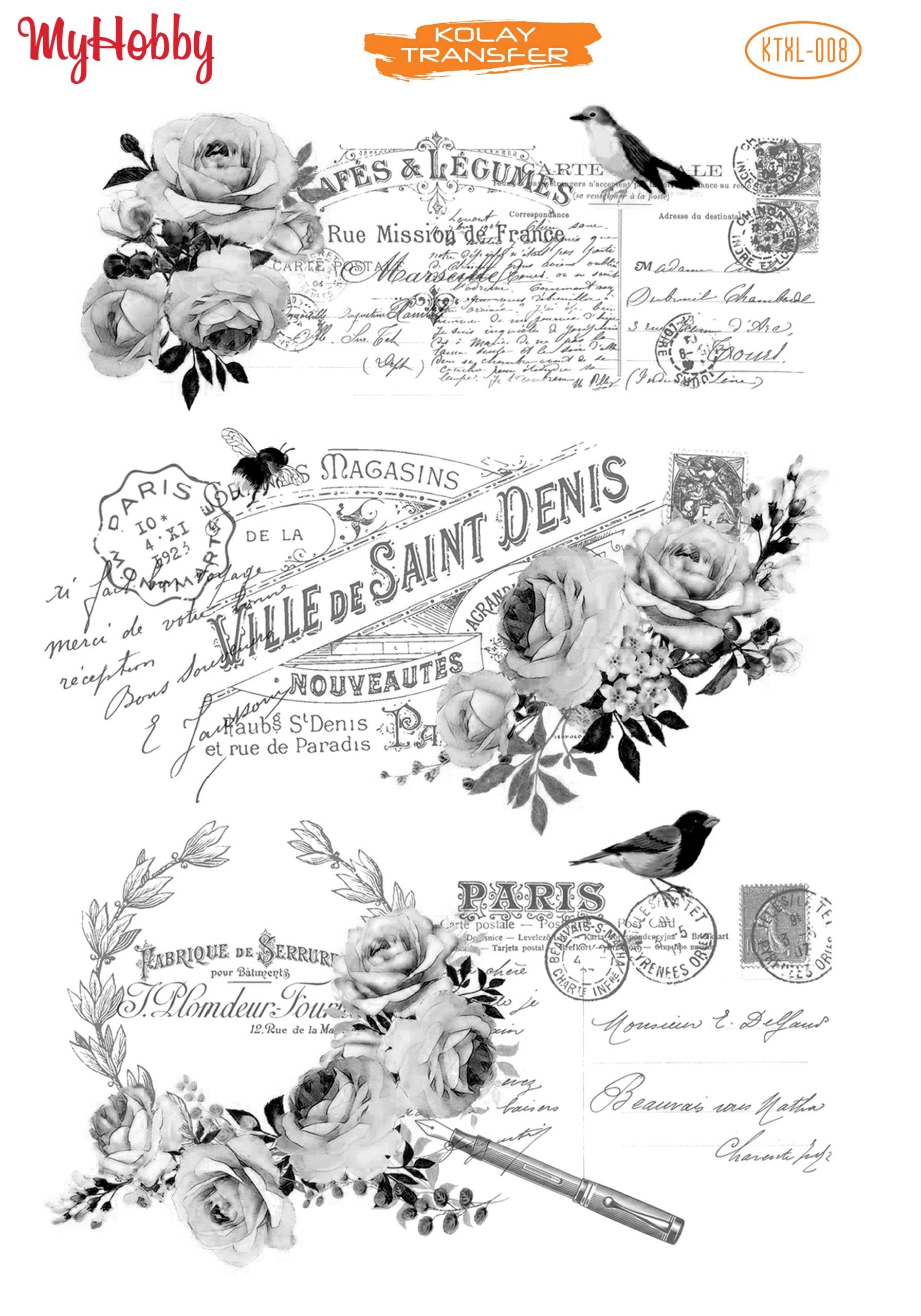 KOLAY TRANSFER KTXL 008  (35 x 50 cm)