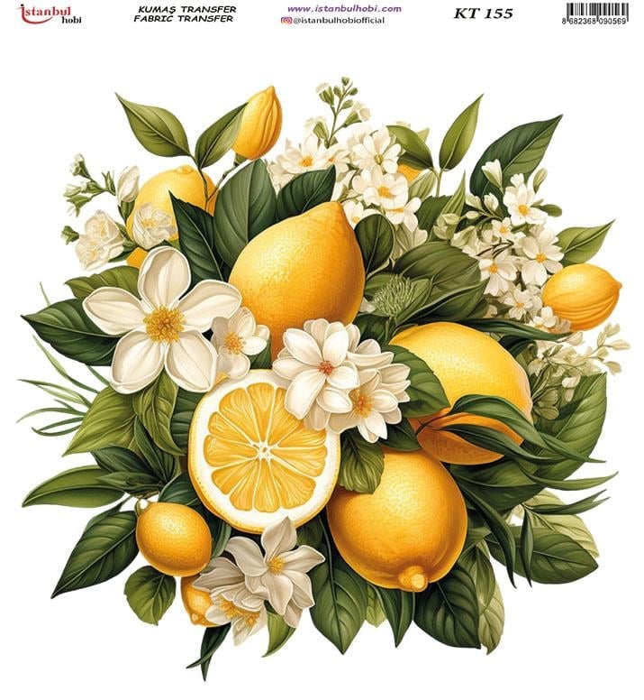 Kumaş Transfer Ütü İle Baskı 20 x 20 cm KT 155