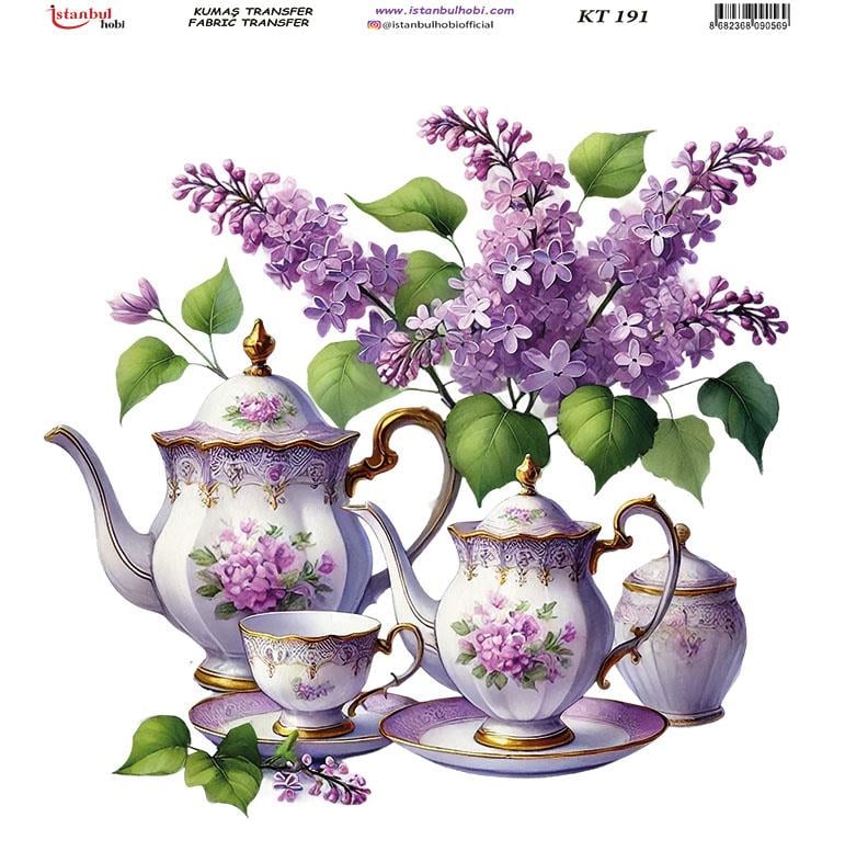 Kumaş Transfer Ütü İle Baskı 20 x 20 cm KT 191