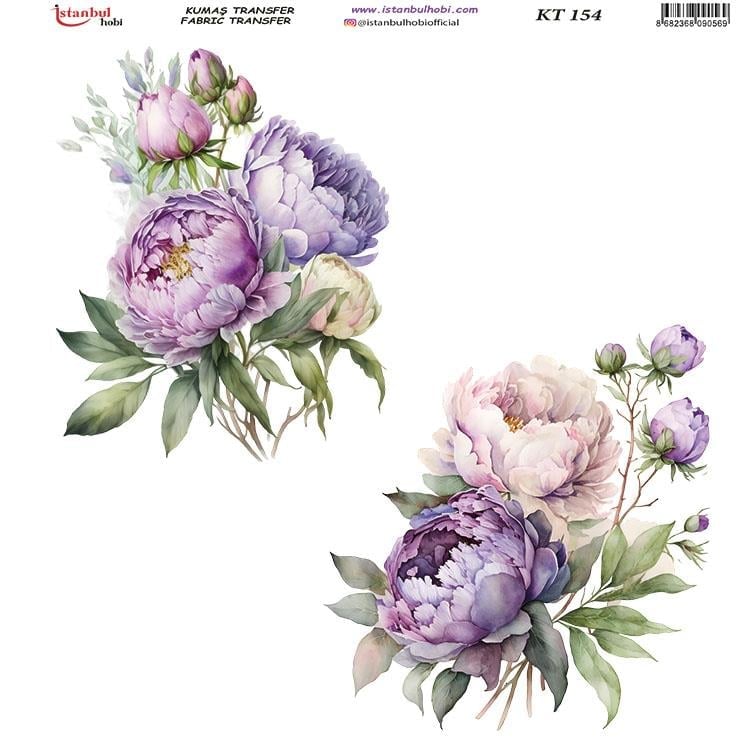 Kumaş Transfer Ütü İle Baskı 20 x 20 cm KT 154