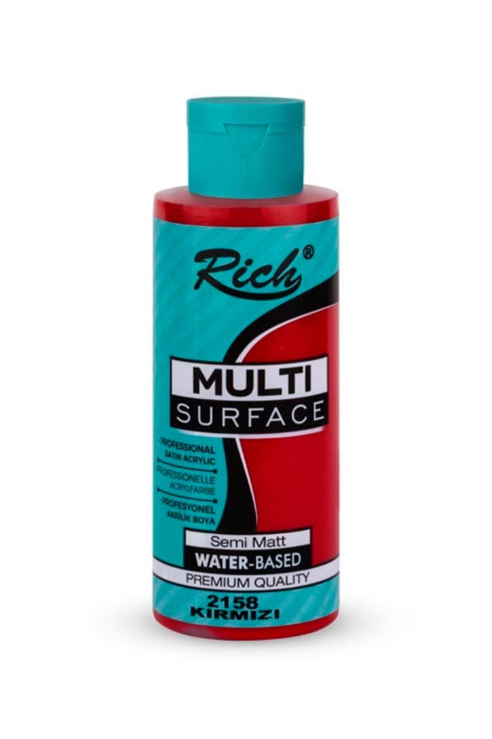 Multisurface Her Yüzey İçin Akrilik Boya 120 Cc 148 Kırmızı