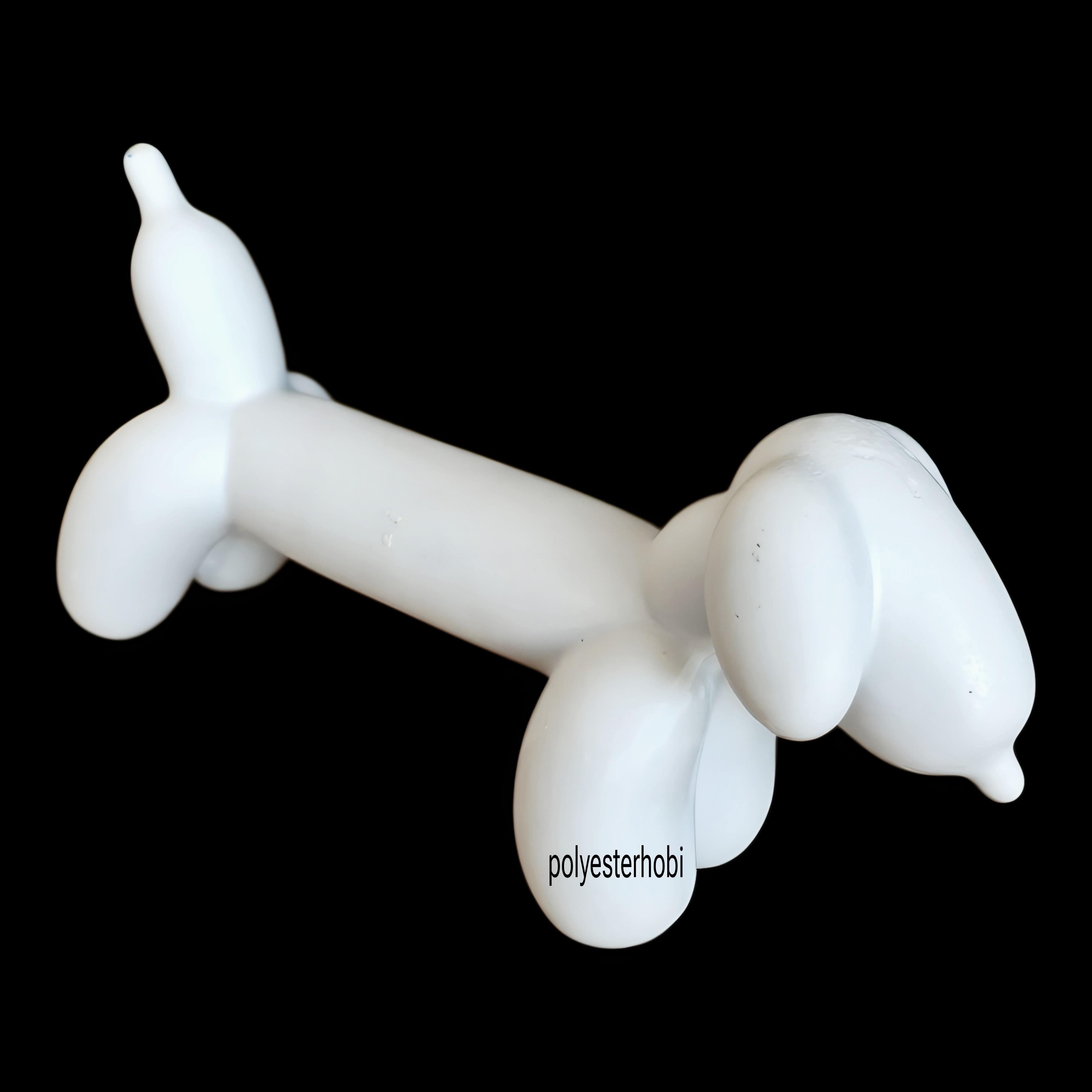 OB 2460 - Balon Köpek Biblo Ev , Ofis Dekor, Obje Ham Polyester Modern Heykel