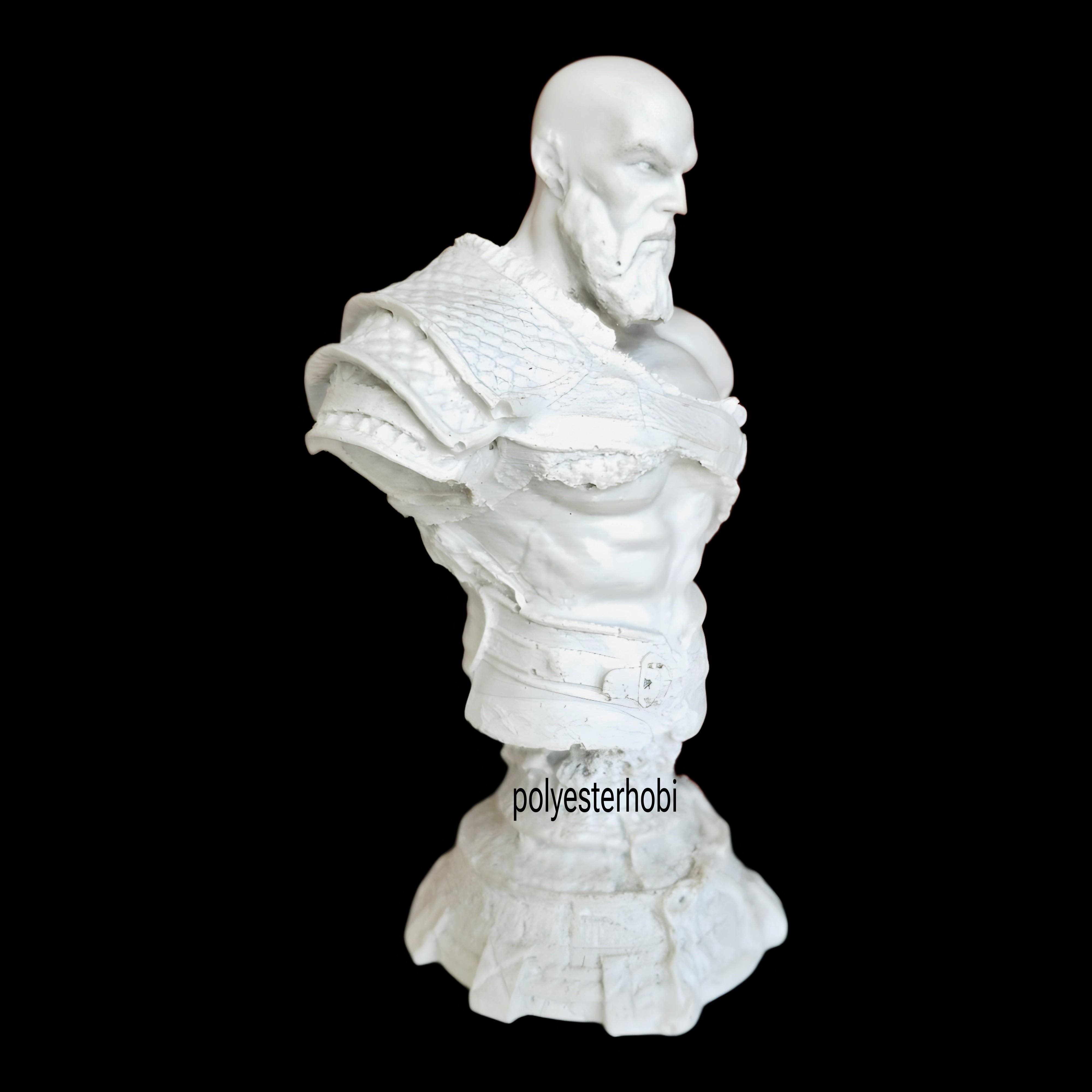 OB 2467 -  Kratos Biblo Orta Boy , Ev Dekor, Obje Ham Polyester Heykel