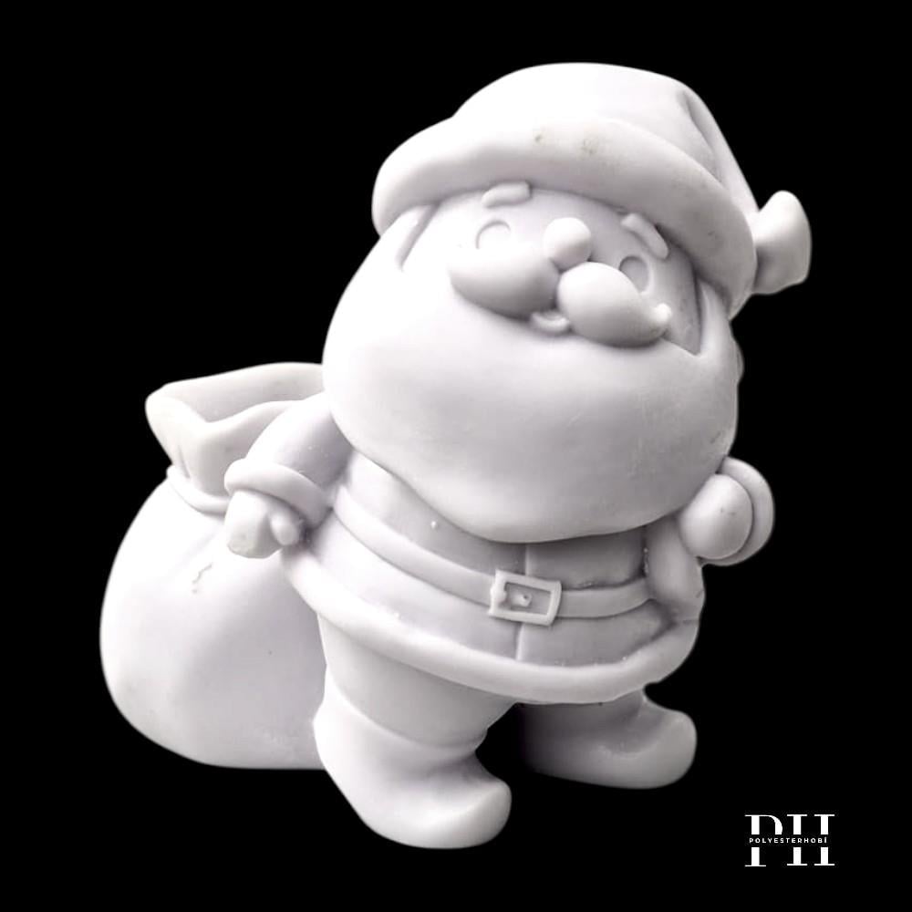 Ob 2546 - Noel Baba Heybeli Mumluk Biblo Ham Polyester Yılbaşı Ev Dekor