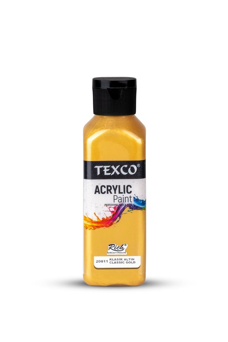 TEXCO METALİK BOYA  130 CC KLASİK ALTIN