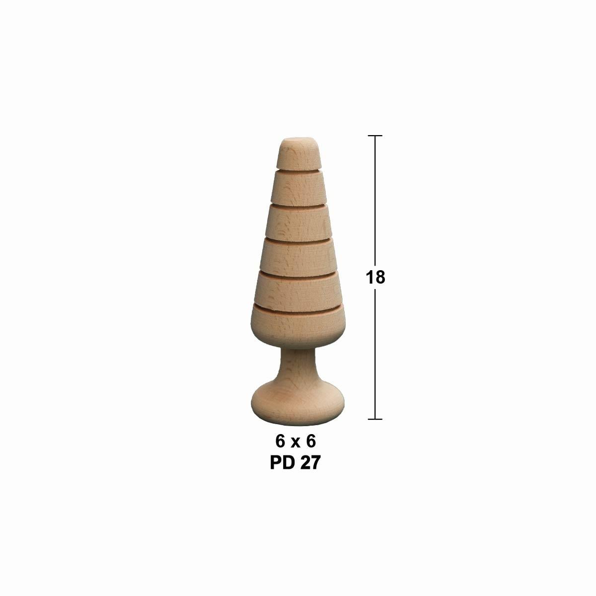 Torna Masif  Ağaç Dekor Obje PD 27